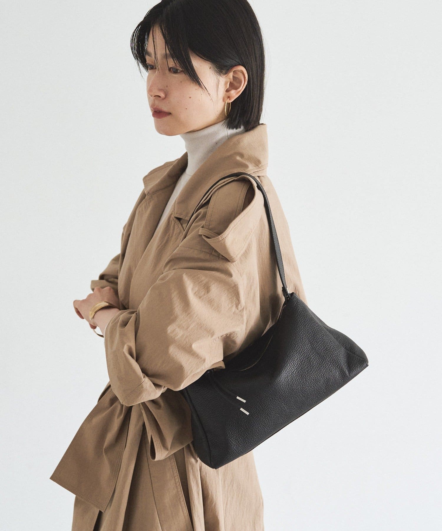 *4-6 Weeks* (4914) Leather 2-Way Shoulder Bag