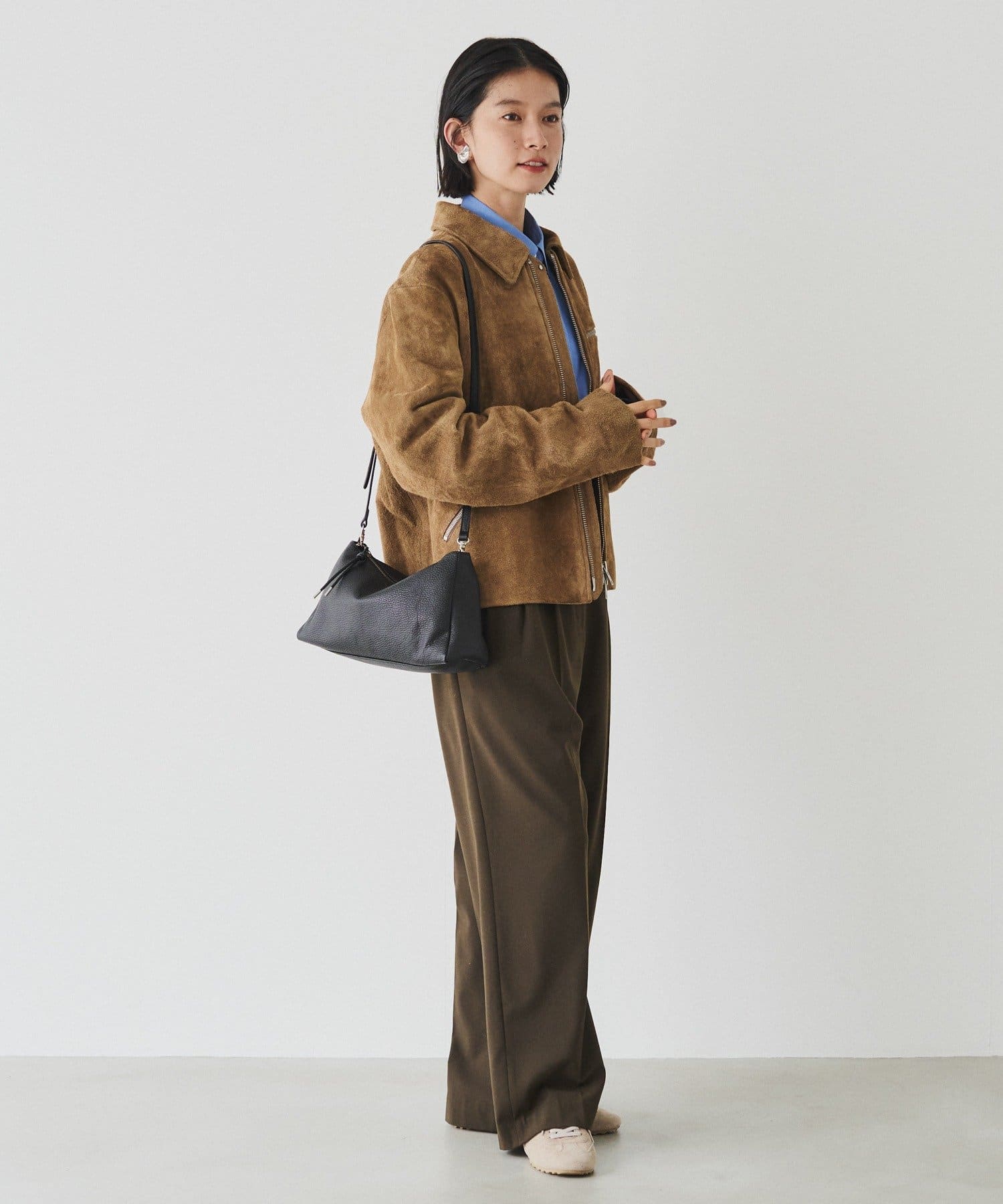 *4-6 Weeks* (4914) Leather 2-Way Shoulder Bag