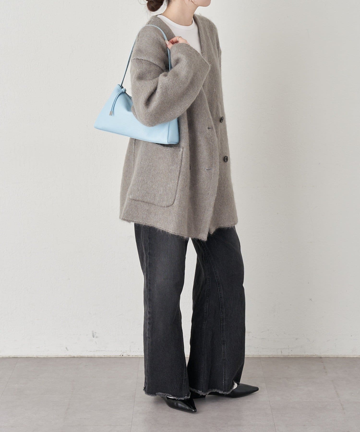 *4-6 Weeks* (4914) Leather 2-Way Shoulder Bag