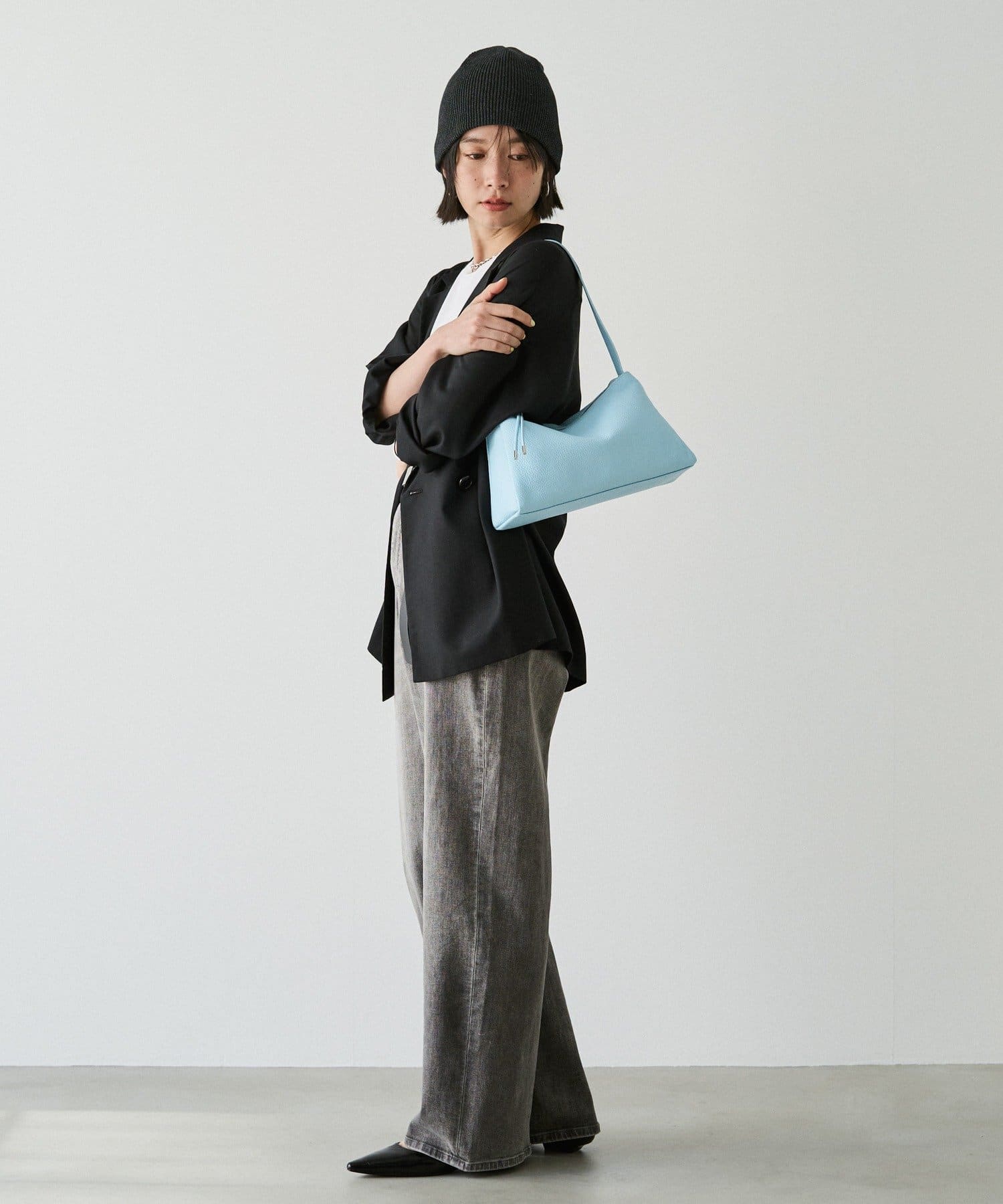 *4-6 Weeks* (4914) Leather 2-Way Shoulder Bag