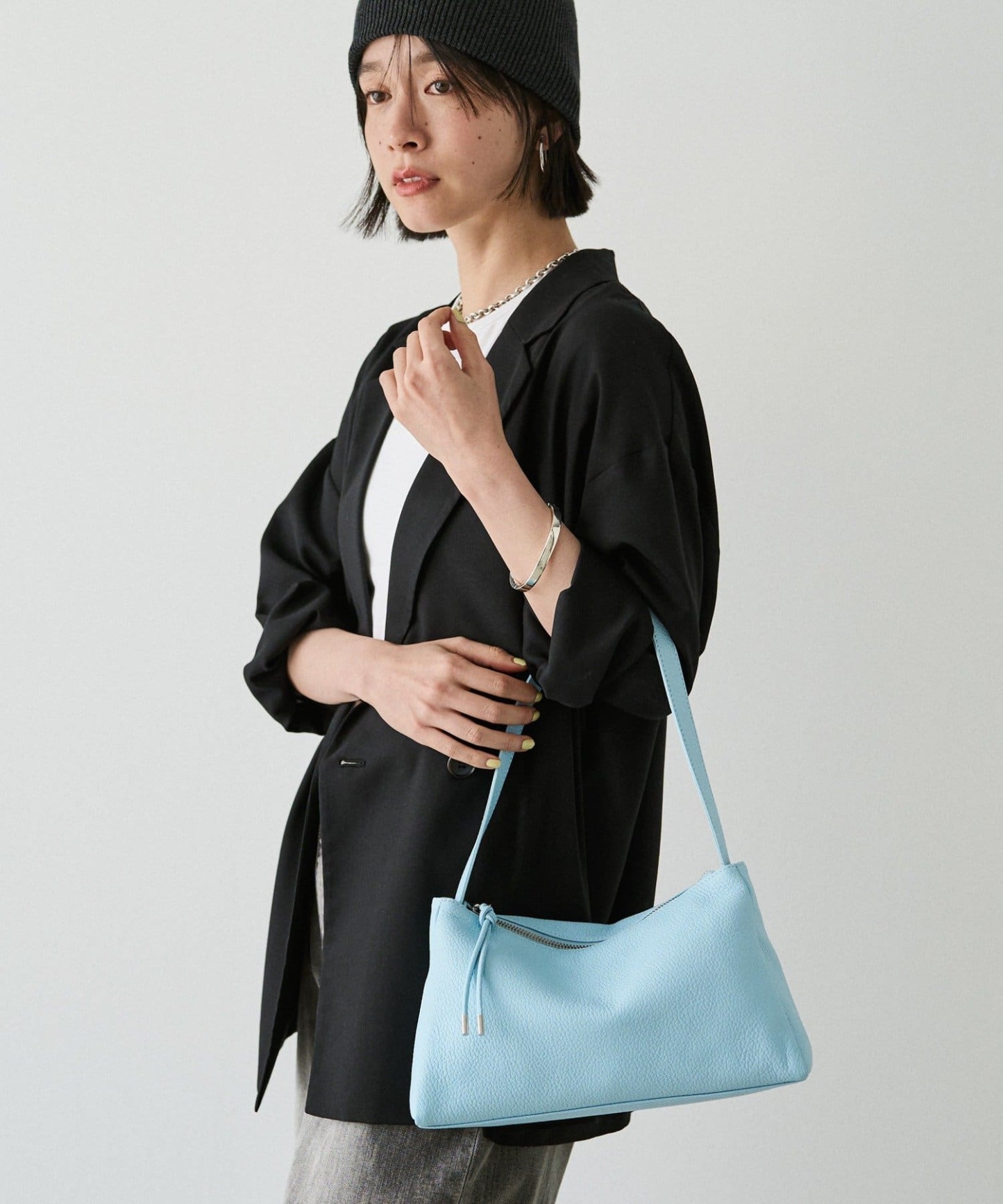 *4-6 Weeks* (4914) Leather 2-Way Shoulder Bag