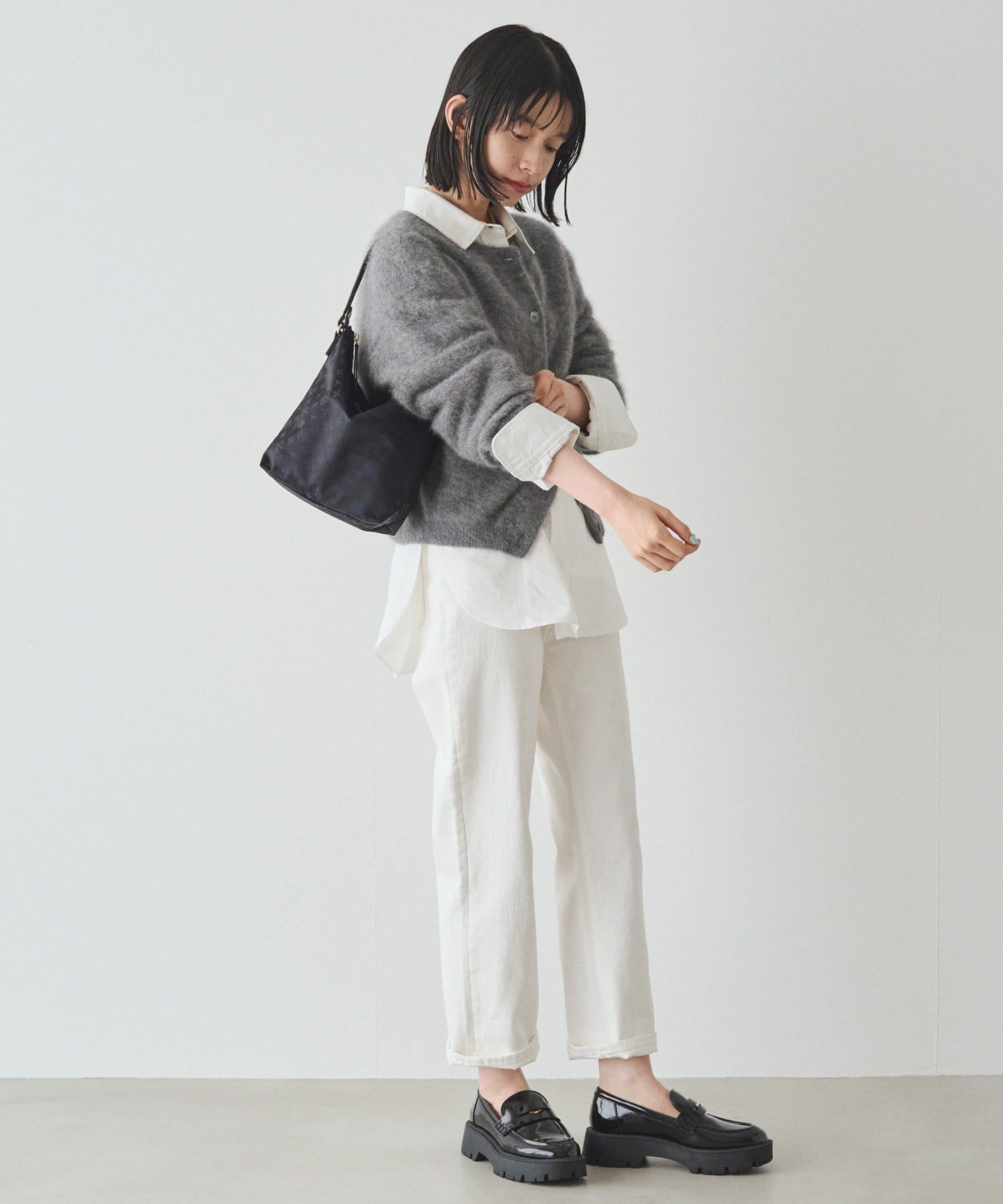 *4-6 Weeks* (4926) Nylon Jacquard 2-Way Mini Shoulder Bag