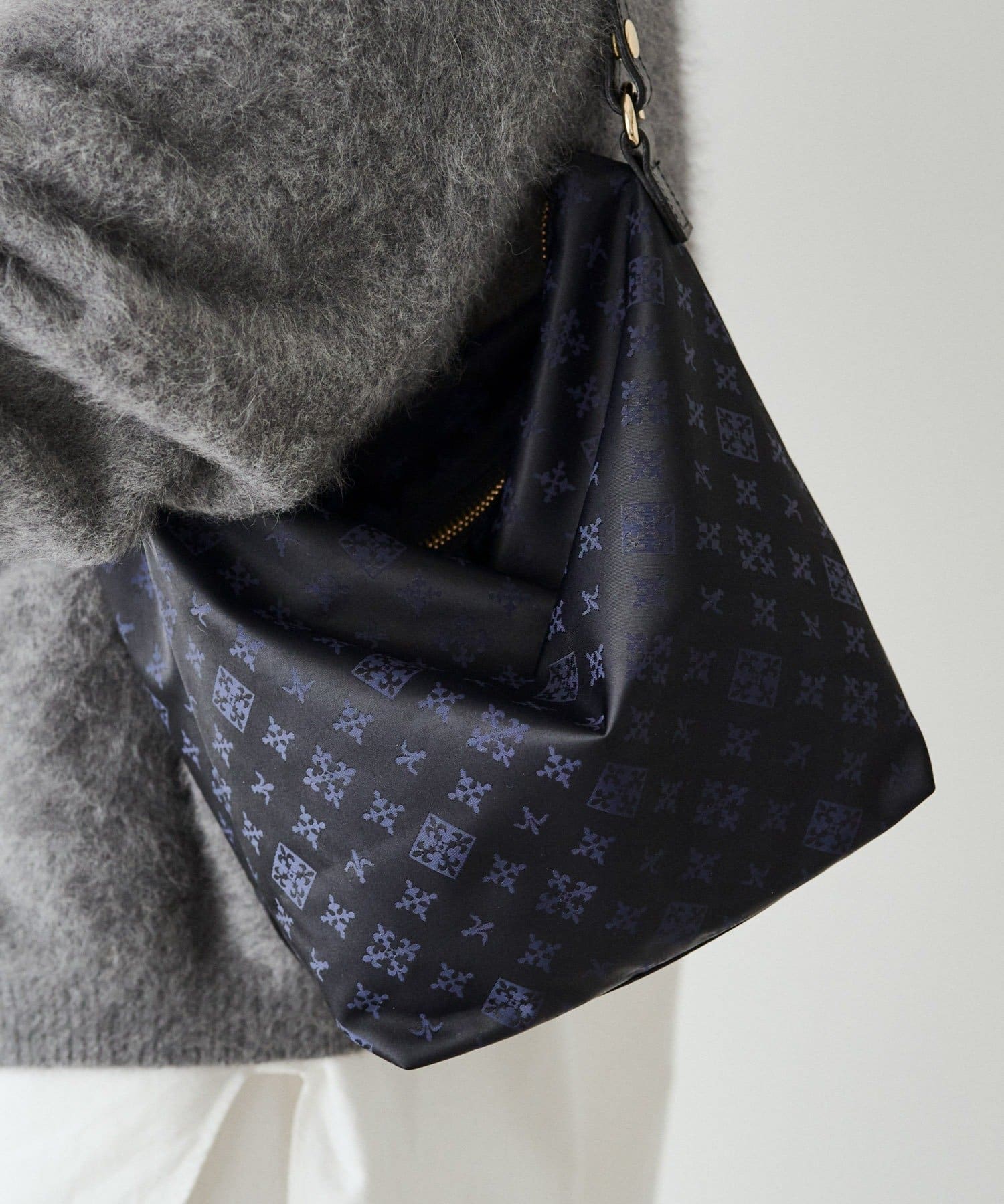 *4-6 Weeks* (4926) Nylon Jacquard 2-Way Mini Shoulder Bag