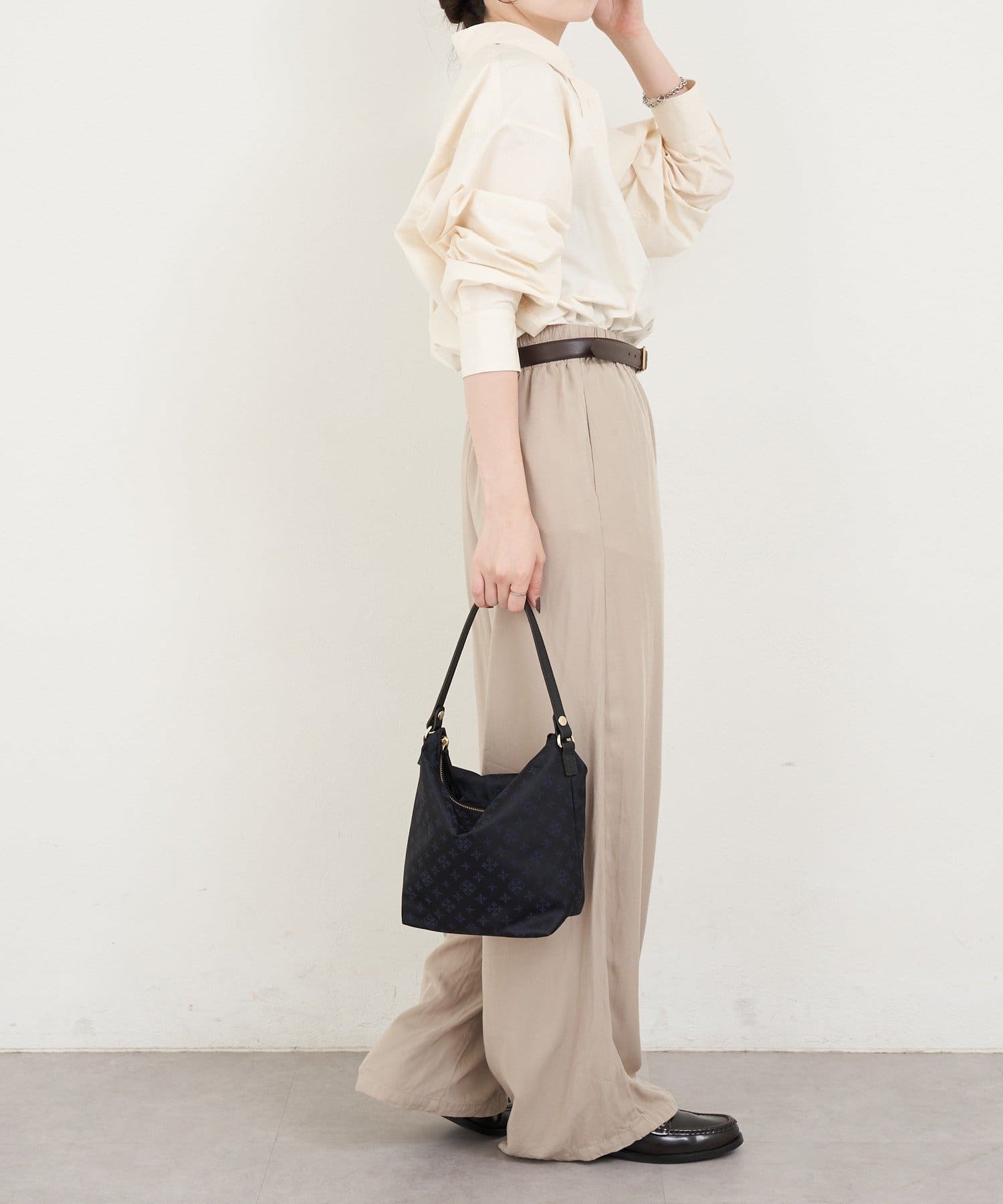 *4-6 Weeks* (4926) Nylon Jacquard 2-Way Mini Shoulder Bag