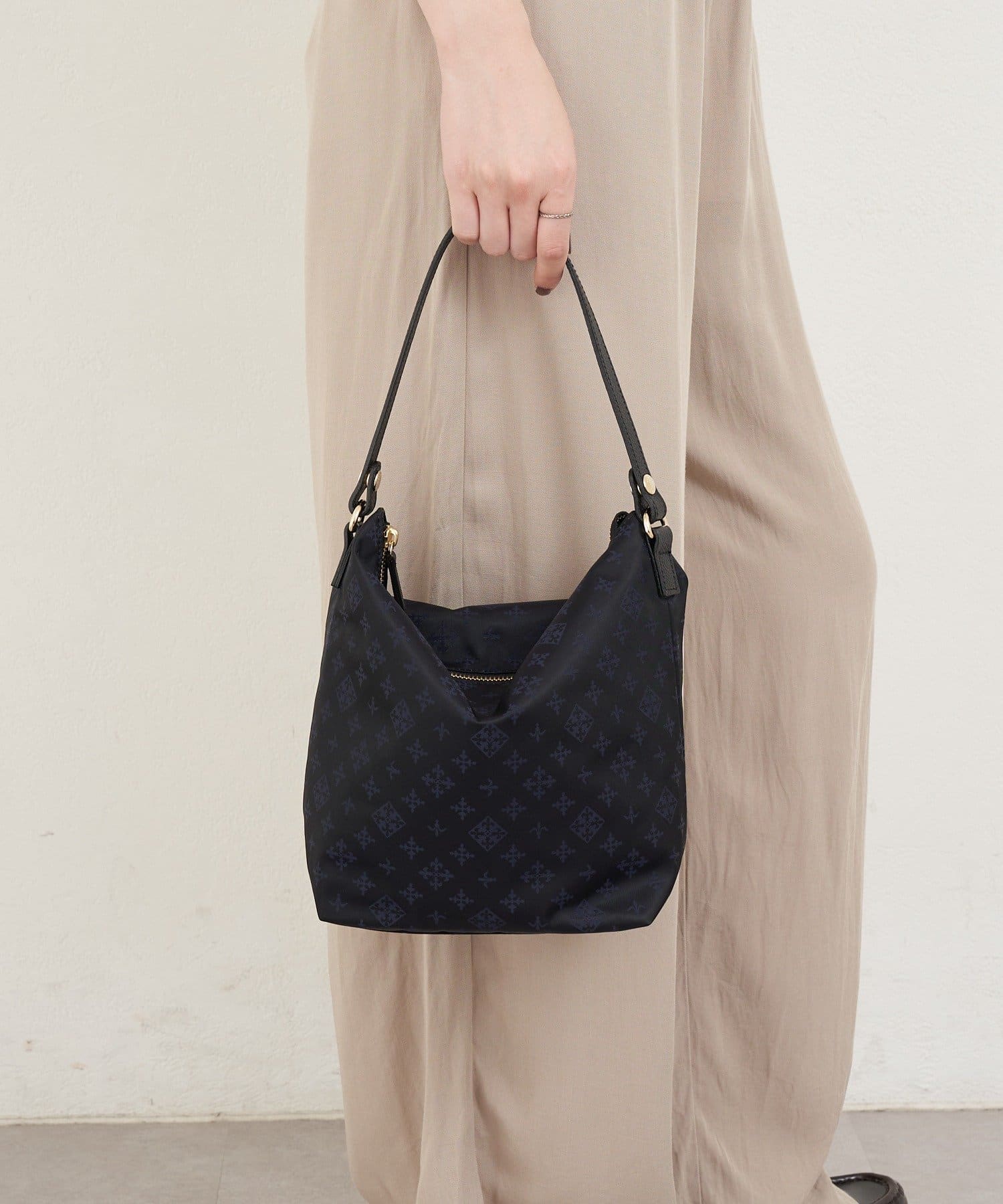 *4-6 Weeks* (4926) Nylon Jacquard 2-Way Mini Shoulder Bag