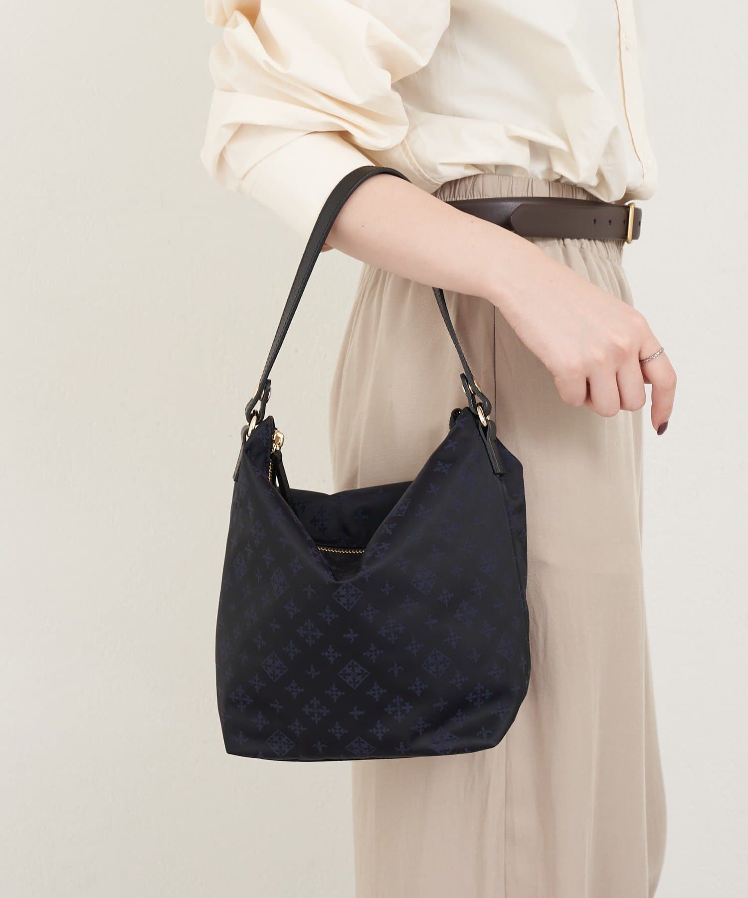 *4-6 Weeks* (4926) Nylon Jacquard 2-Way Mini Shoulder Bag
