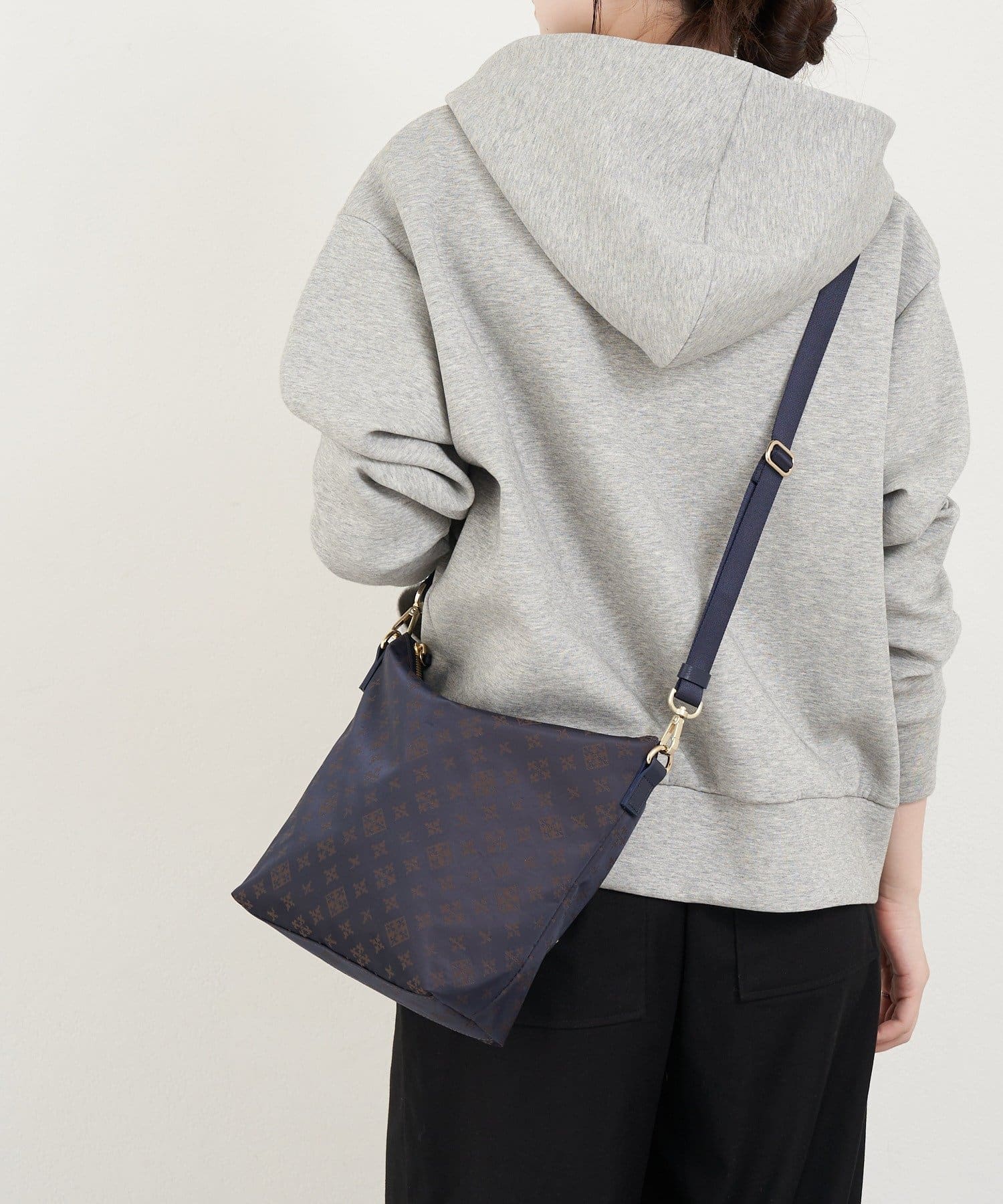 *4-6 Weeks* (4926) Nylon Jacquard 2-Way Mini Shoulder Bag