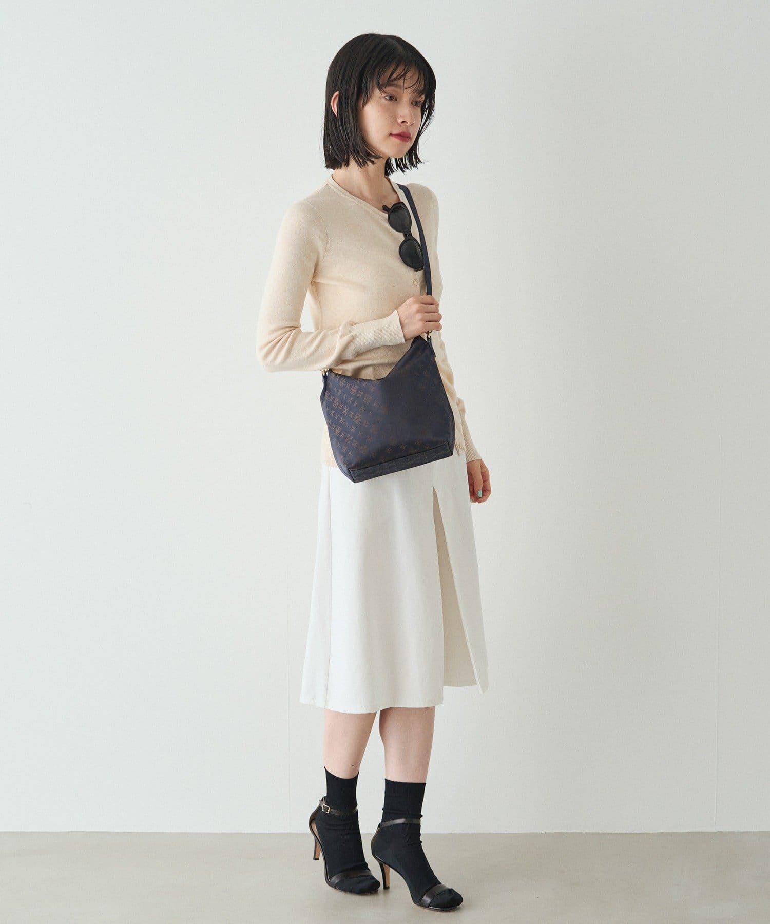 *4-6 Weeks* (4926) Nylon Jacquard 2-Way Mini Shoulder Bag