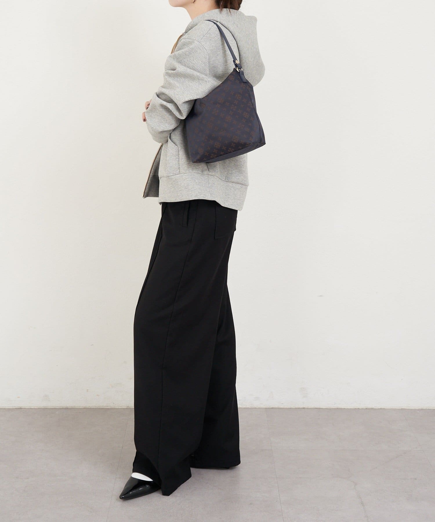 *4-6 Weeks* (4926) Nylon Jacquard 2-Way Mini Shoulder Bag