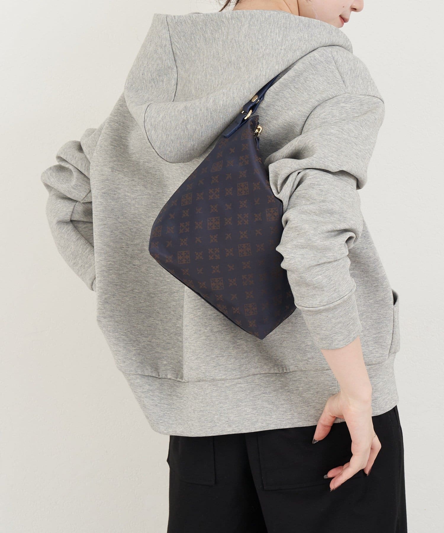 *4-6 Weeks* (4926) Nylon Jacquard 2-Way Mini Shoulder Bag