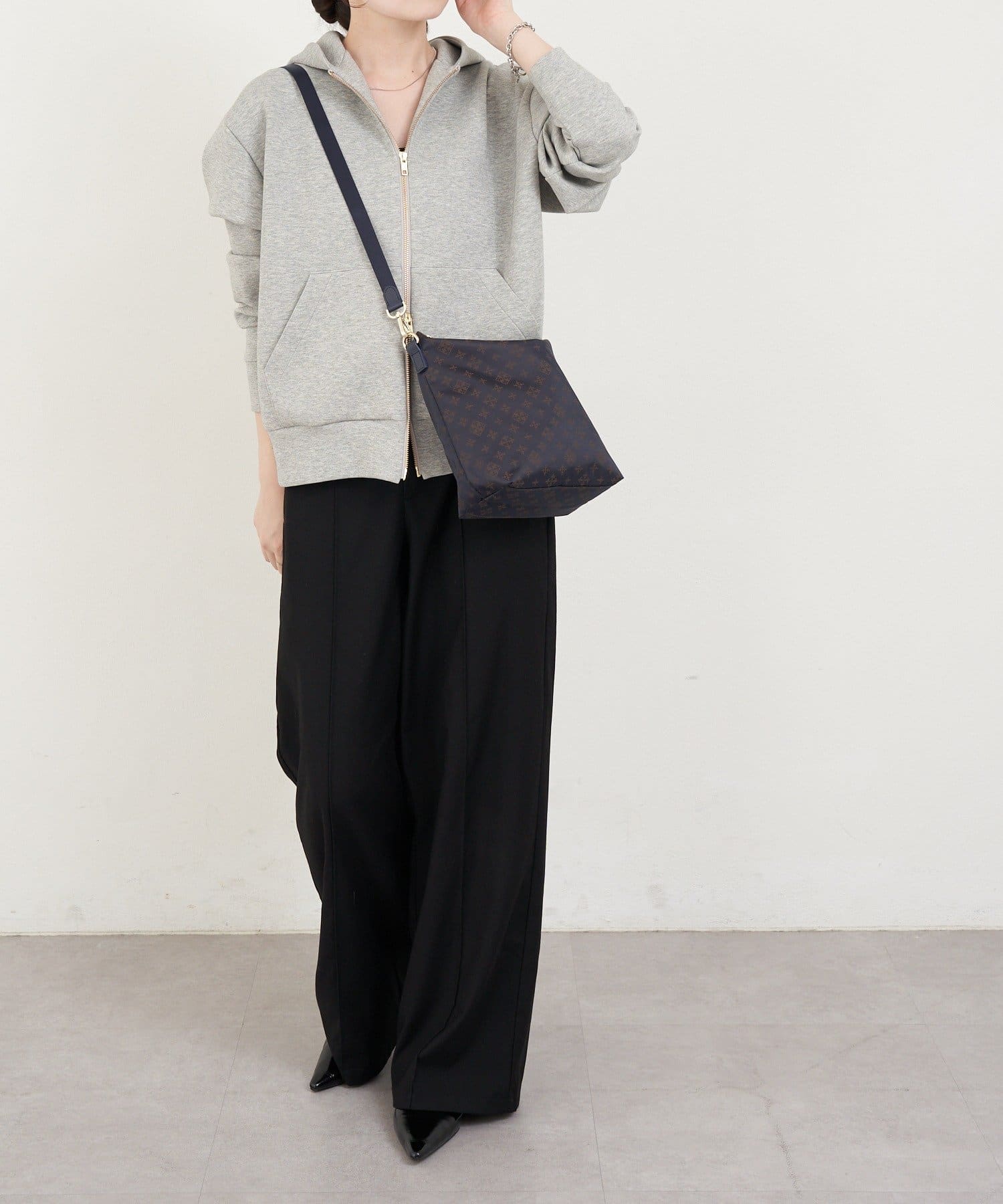 *4-6 Weeks* (4926) Nylon Jacquard 2-Way Mini Shoulder Bag