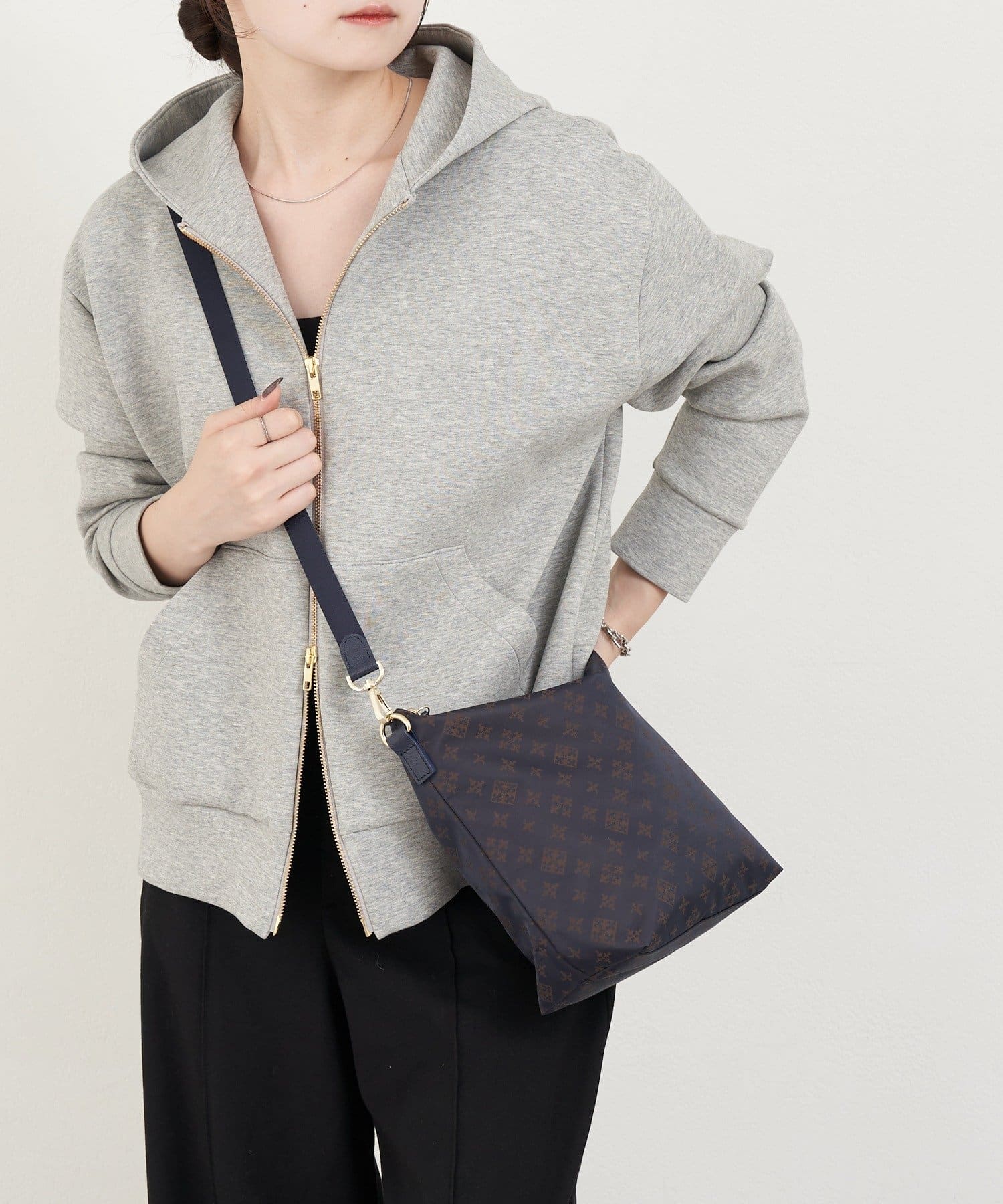 *4-6 Weeks* (4926) Nylon Jacquard 2-Way Mini Shoulder Bag