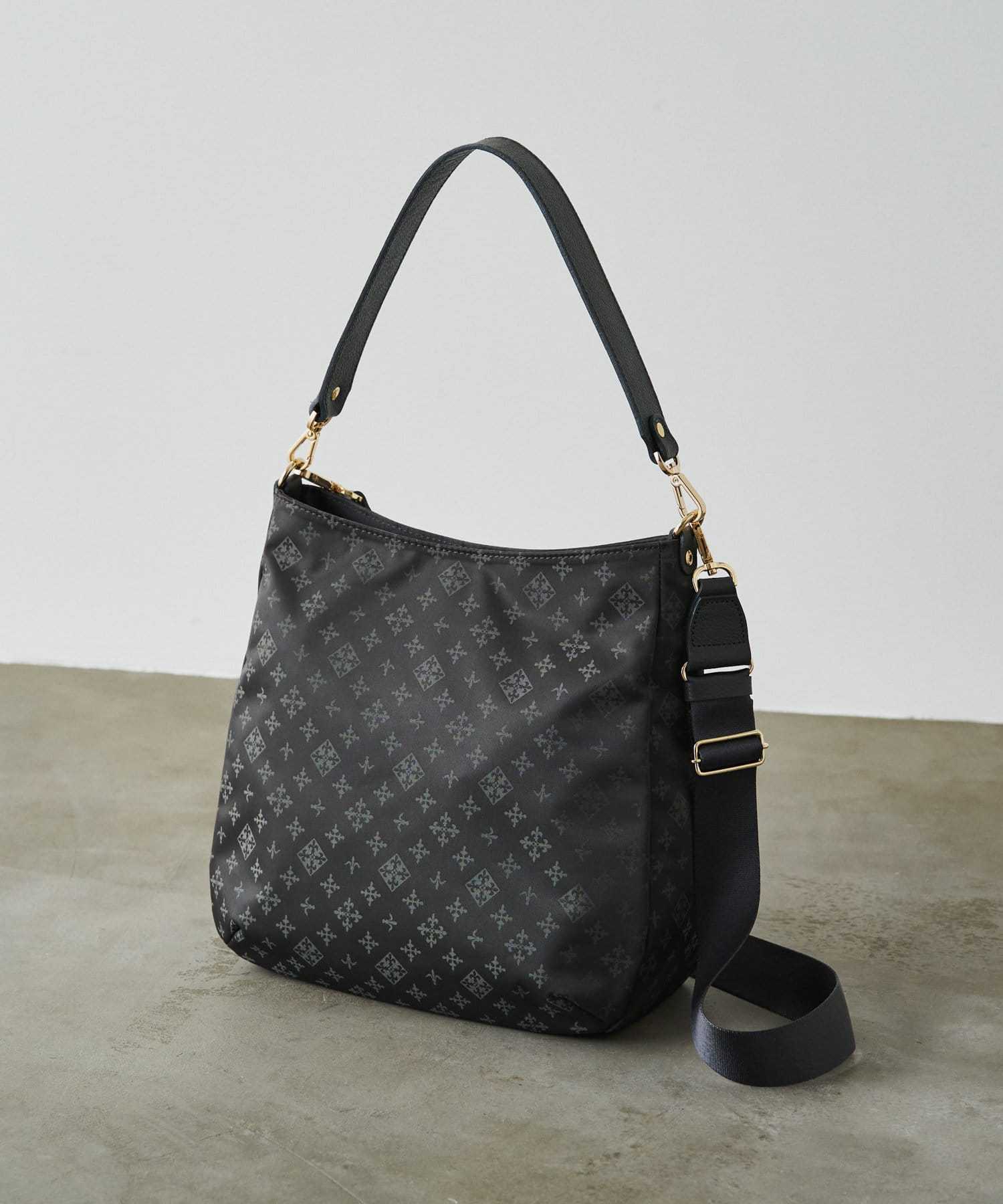 Large Shoulder Bag (Nylon Jacquard)