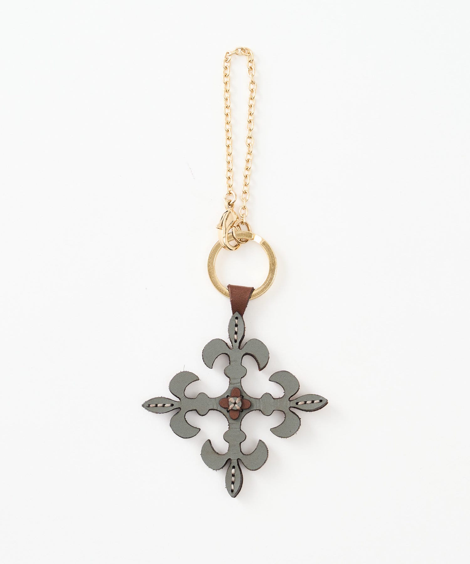 Russet  Big Monogram Charm
