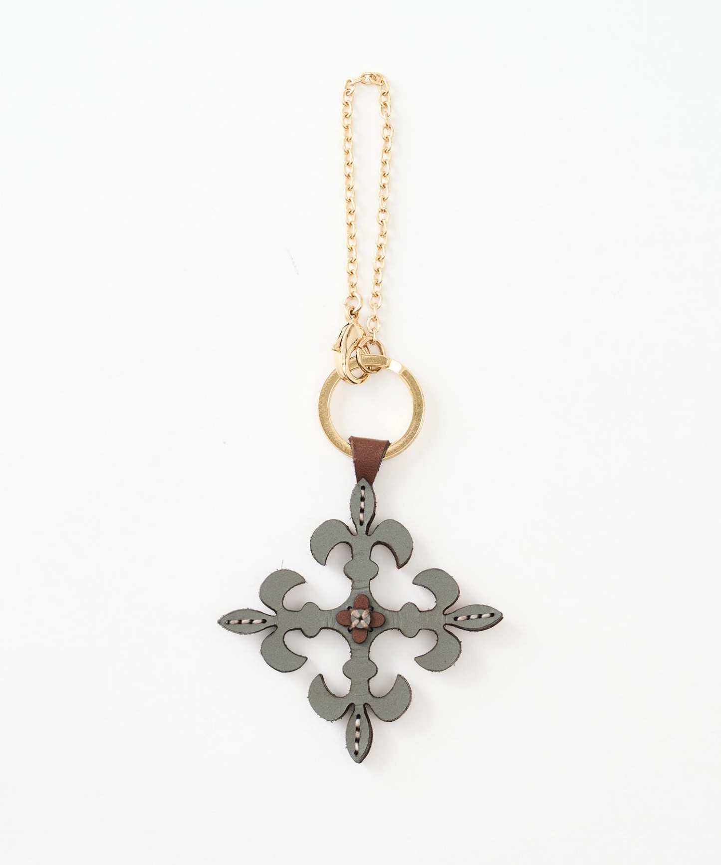 Russet  Big Monogram Charm
