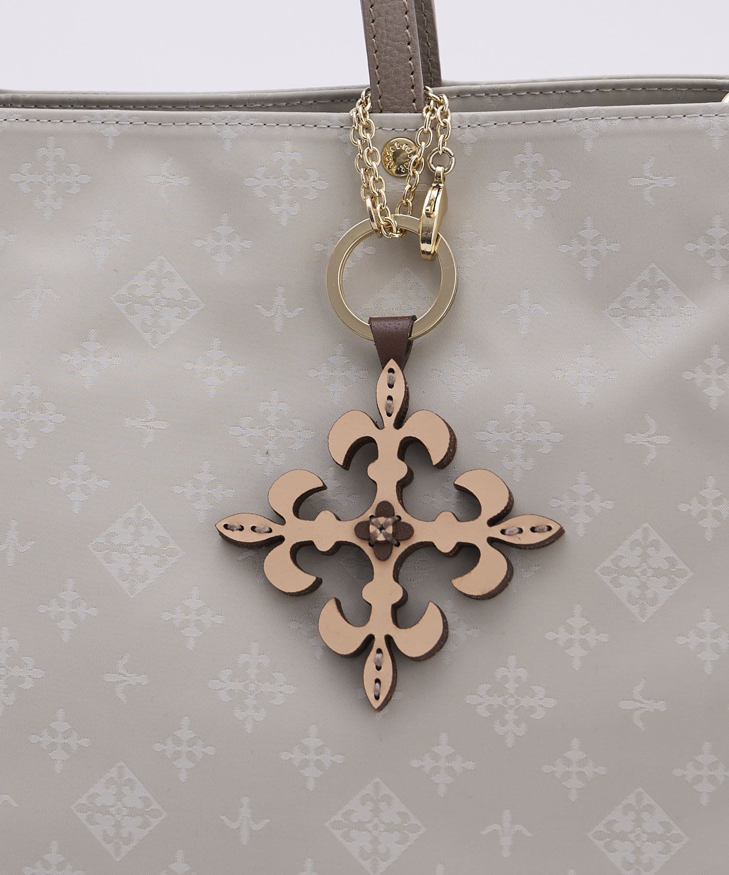 Russet  Big Monogram Charm