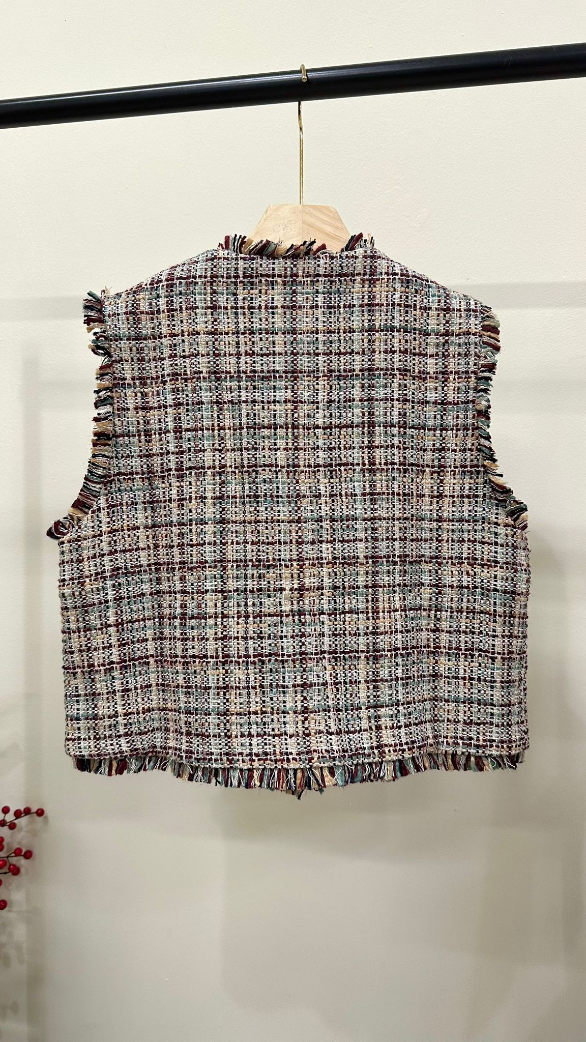 (D120)Braided Vest