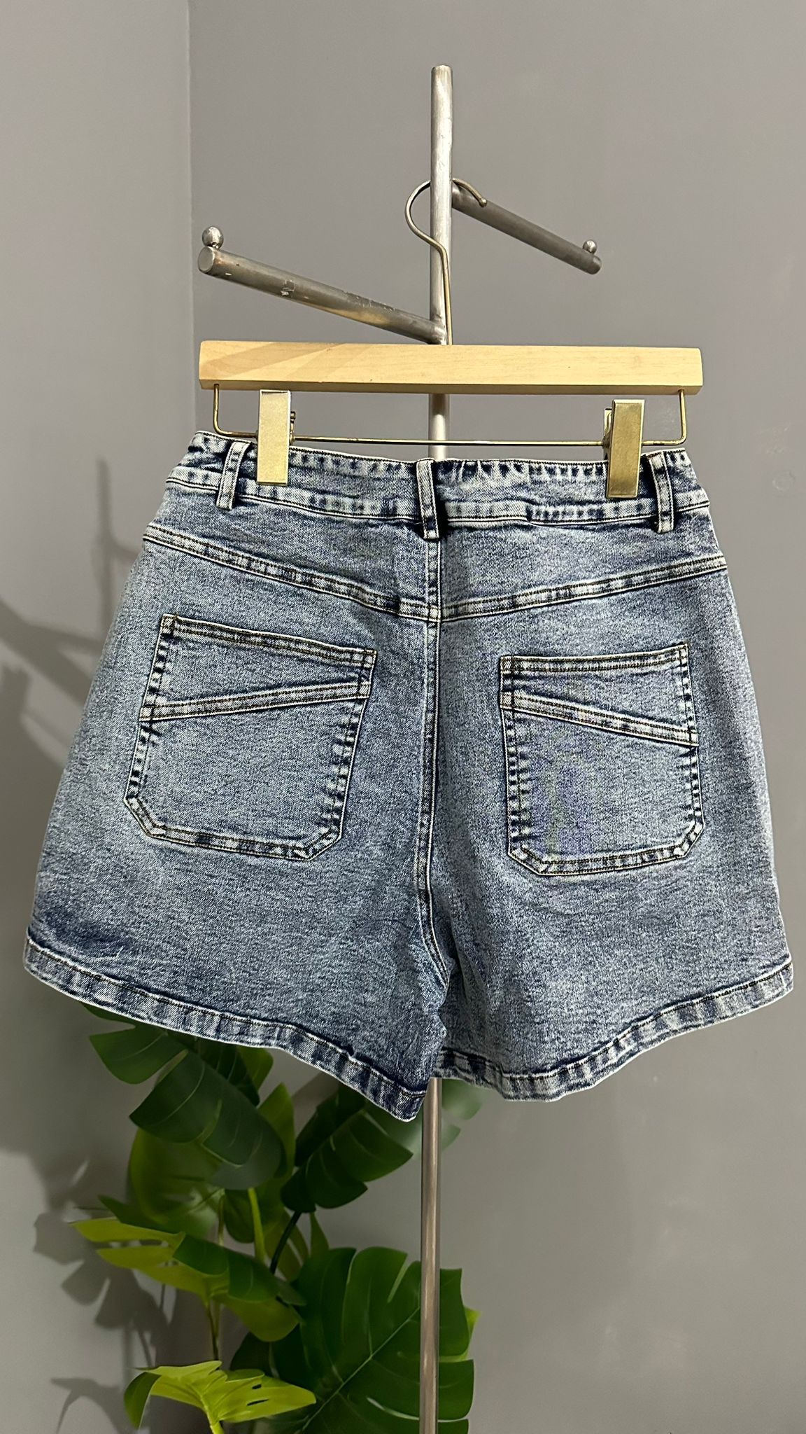 (D1429)Denim Shorts