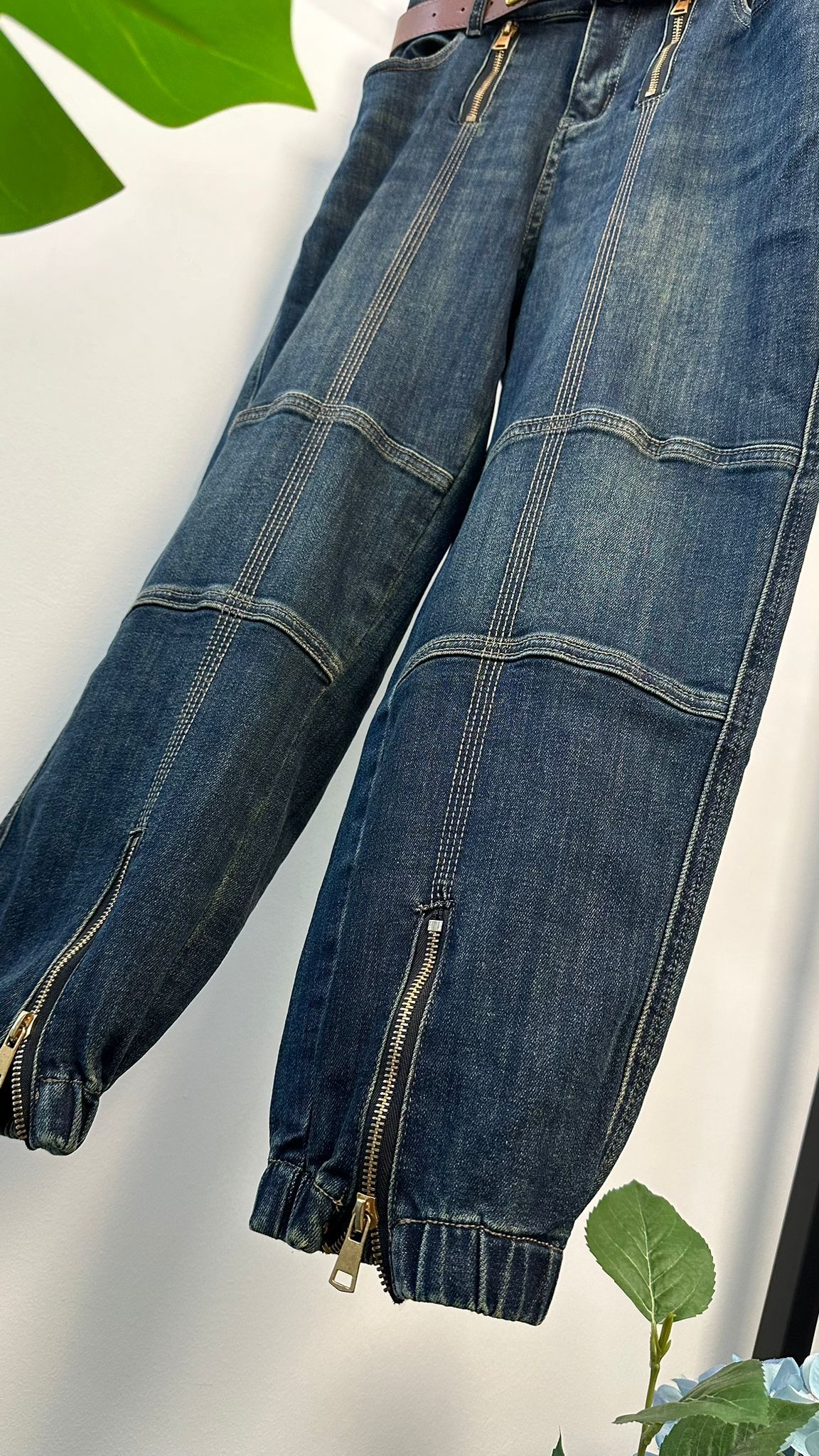 (D1530)Denim Pants