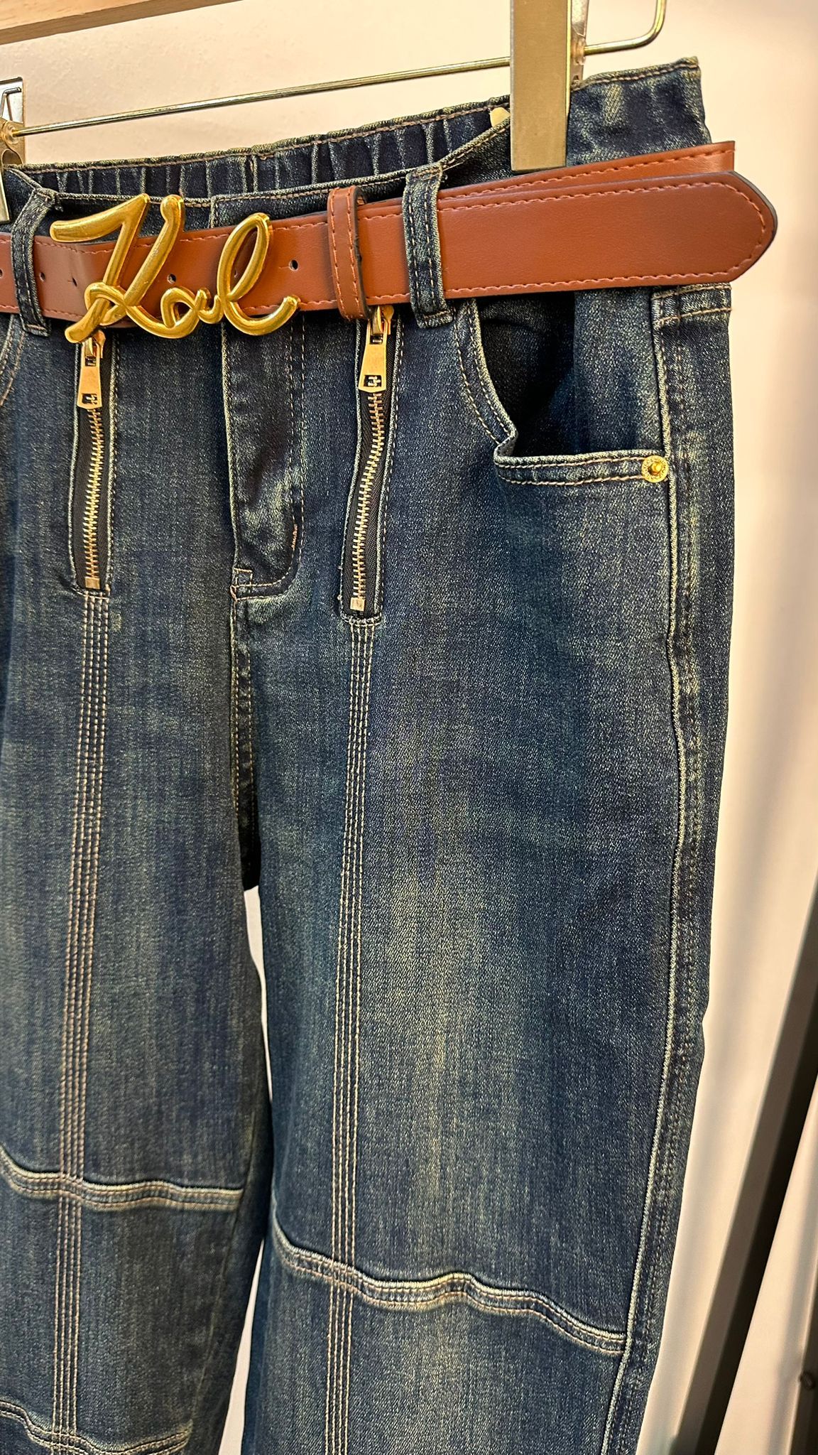 (D1530)Denim Pants