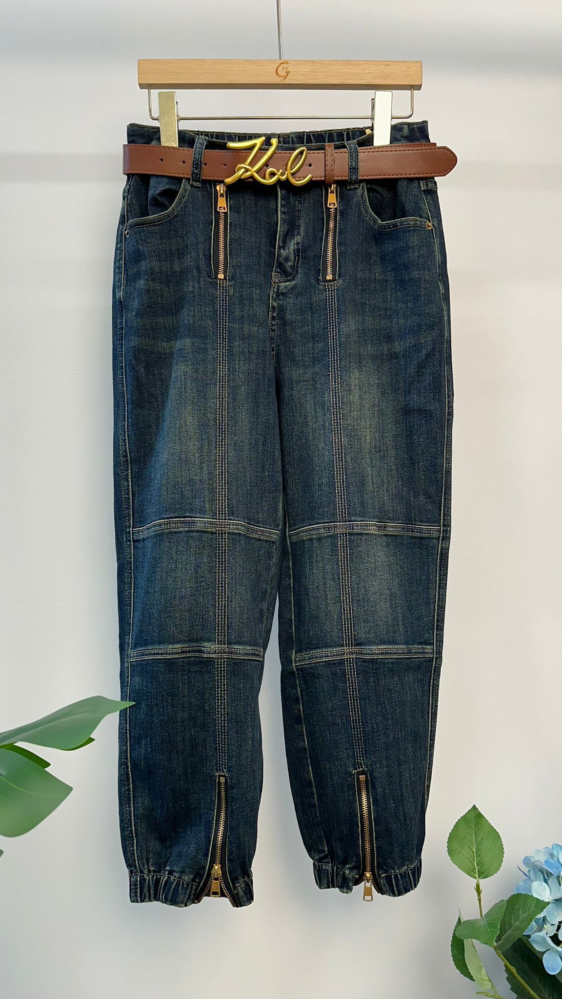 (D1530)Denim Pants