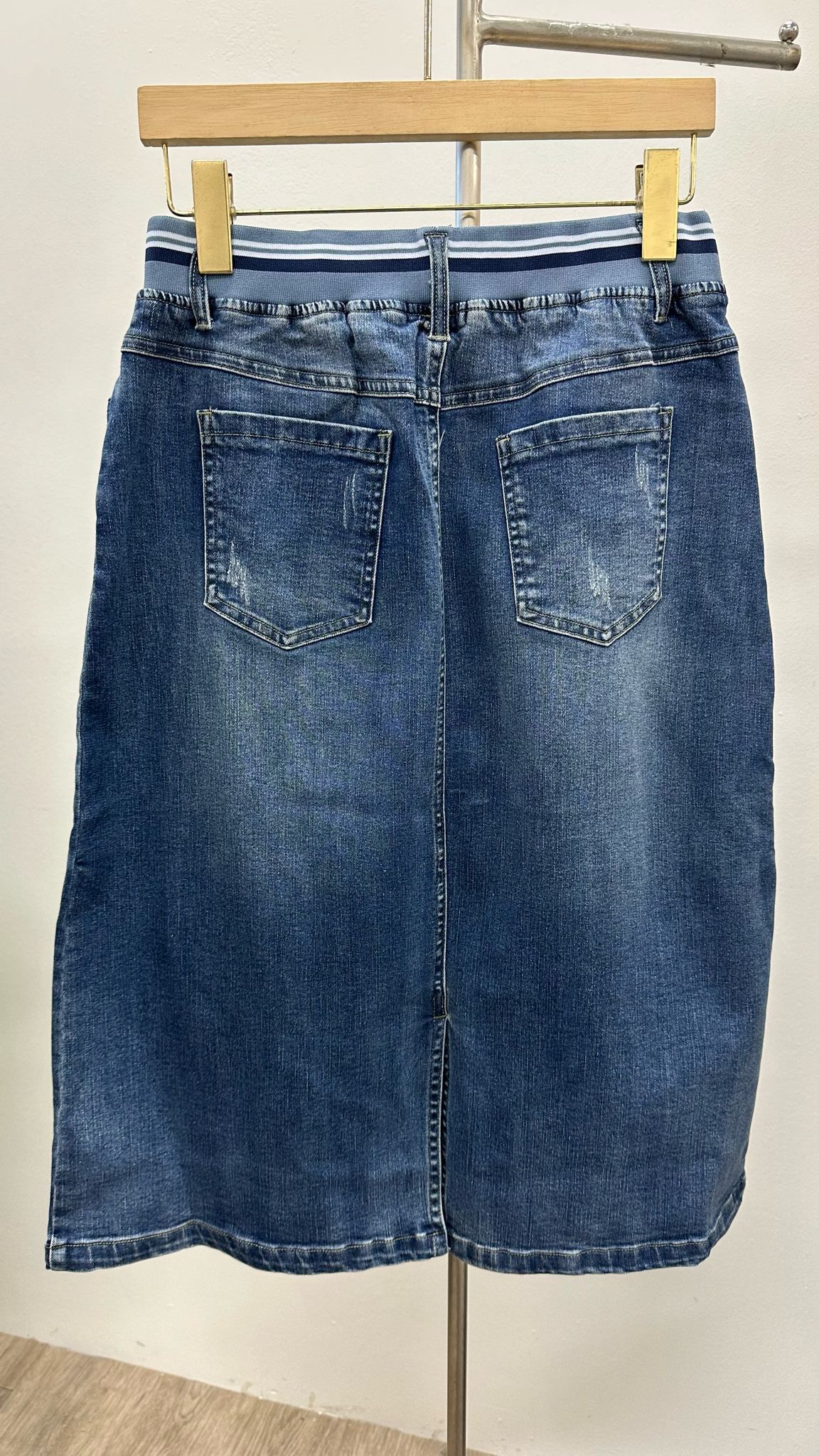 (D1574)Denim Skirt