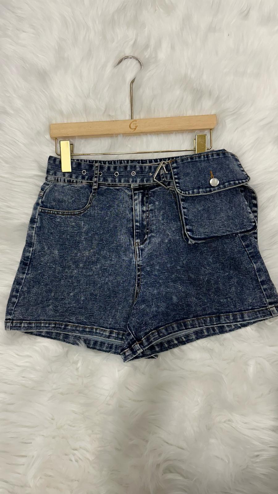 (D1590)Denim Shorts