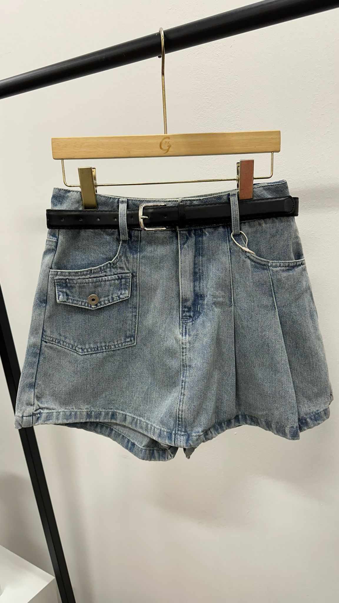 (D1632)Denim Shorts