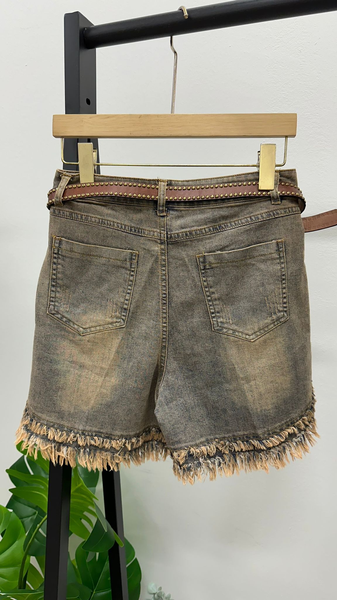(D1645)Denim Shorts