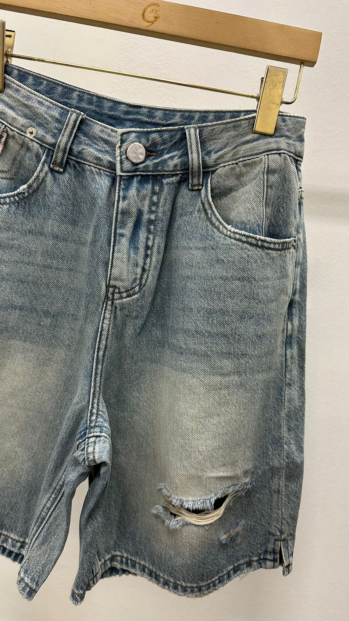 (D1662)Denim Pants