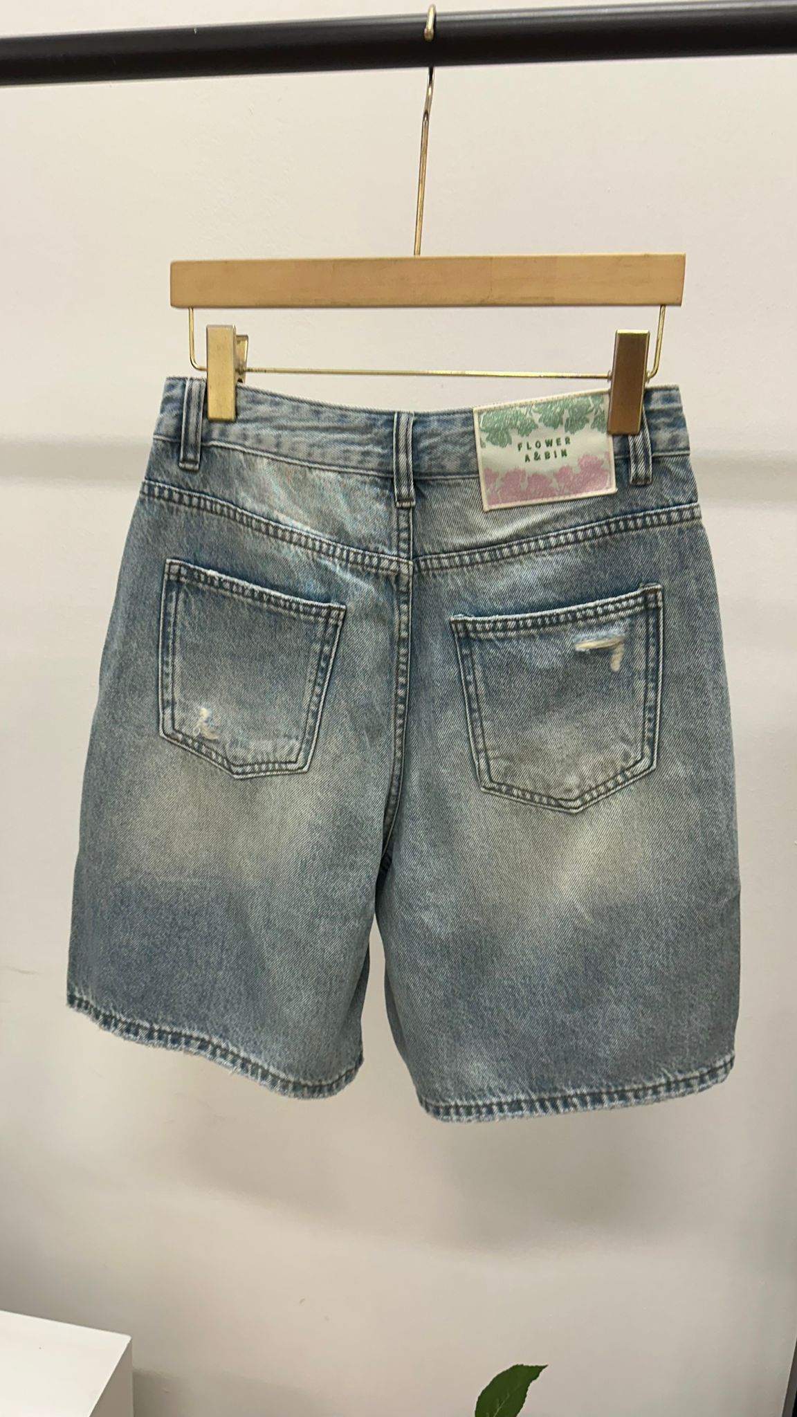 (D1662)Denim Pants