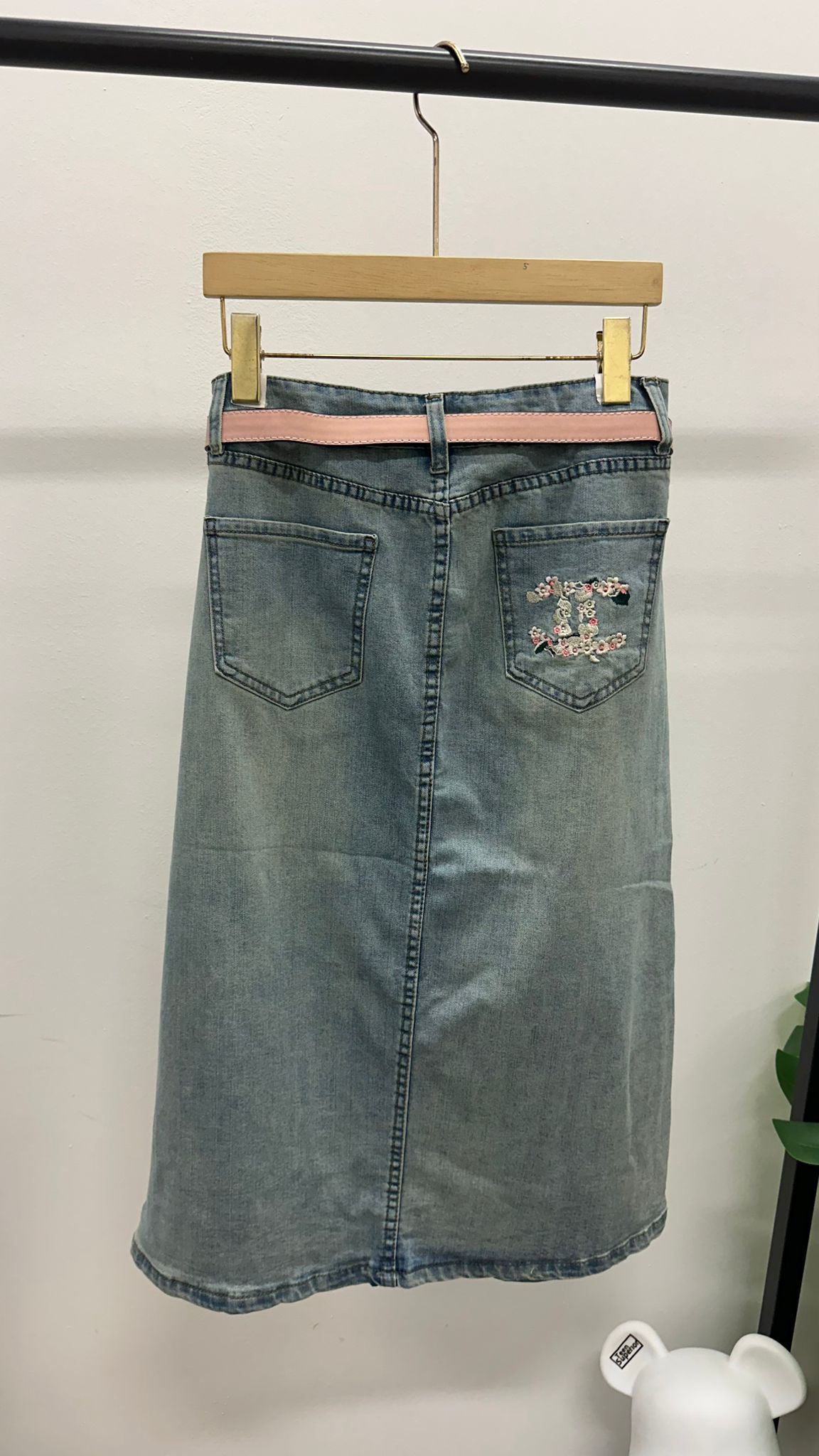 (D1710)Denim Skirt