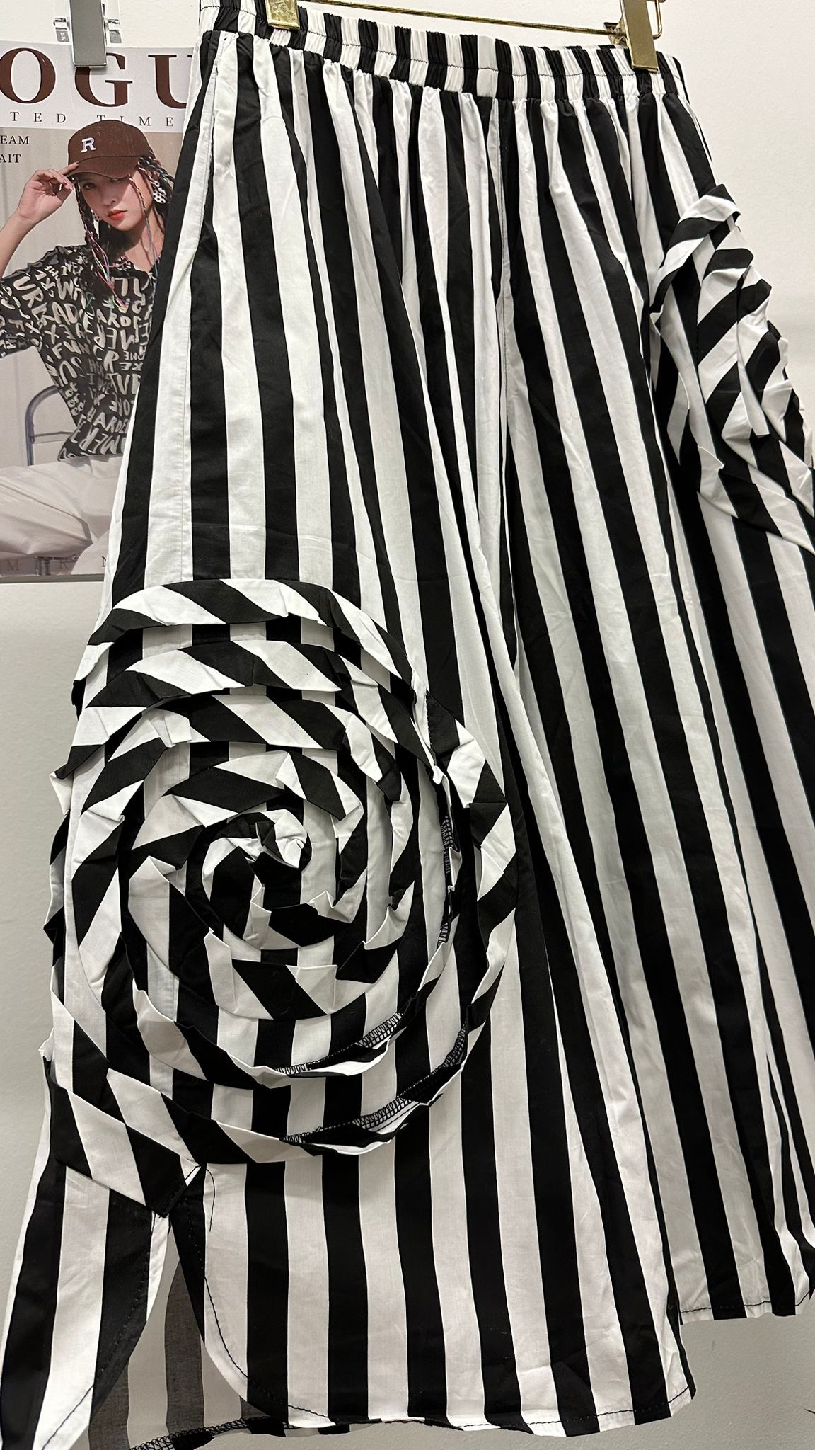 (D1722)Striped Pants