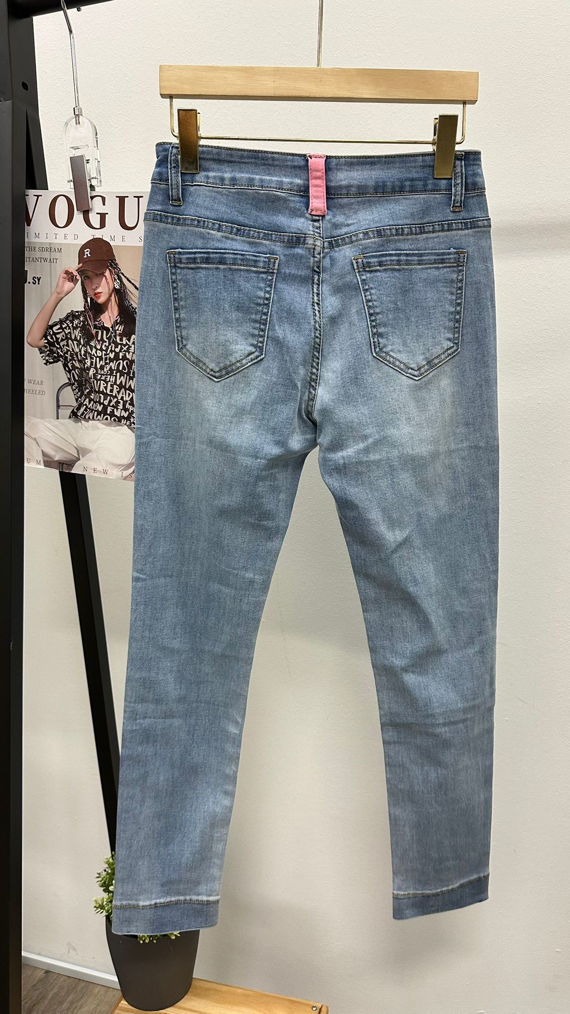 (D1786)Demin Pants