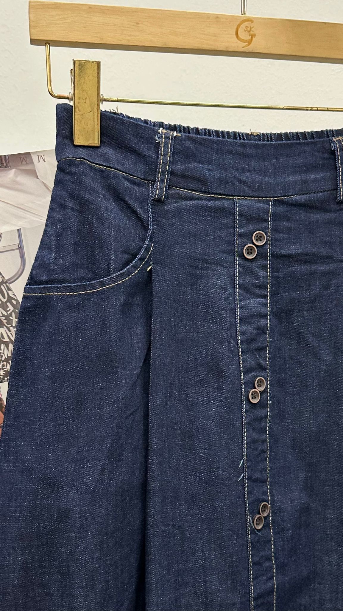 (D1805)Denim Skirt