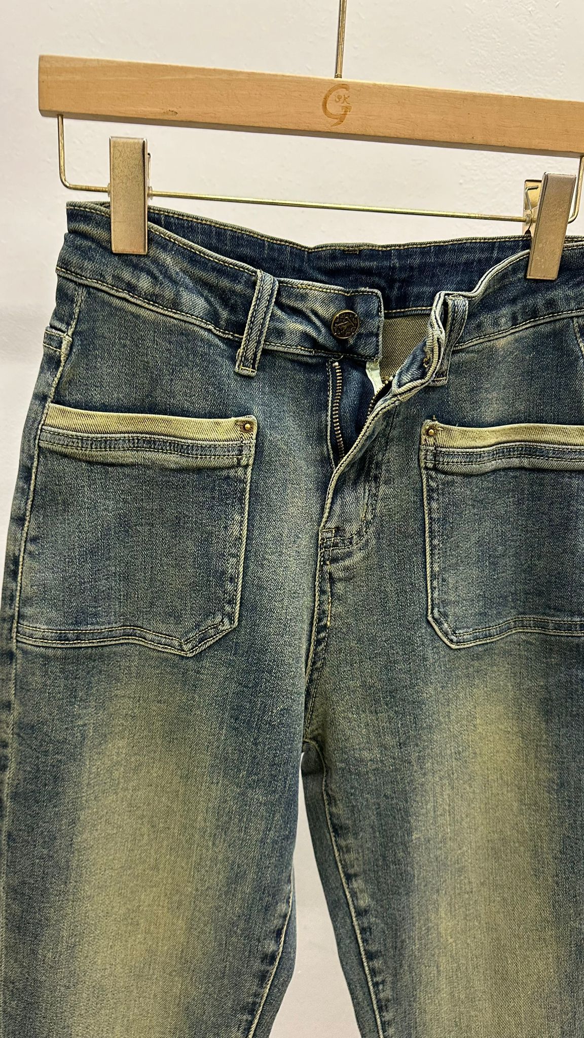 (D1812)Demin Pants