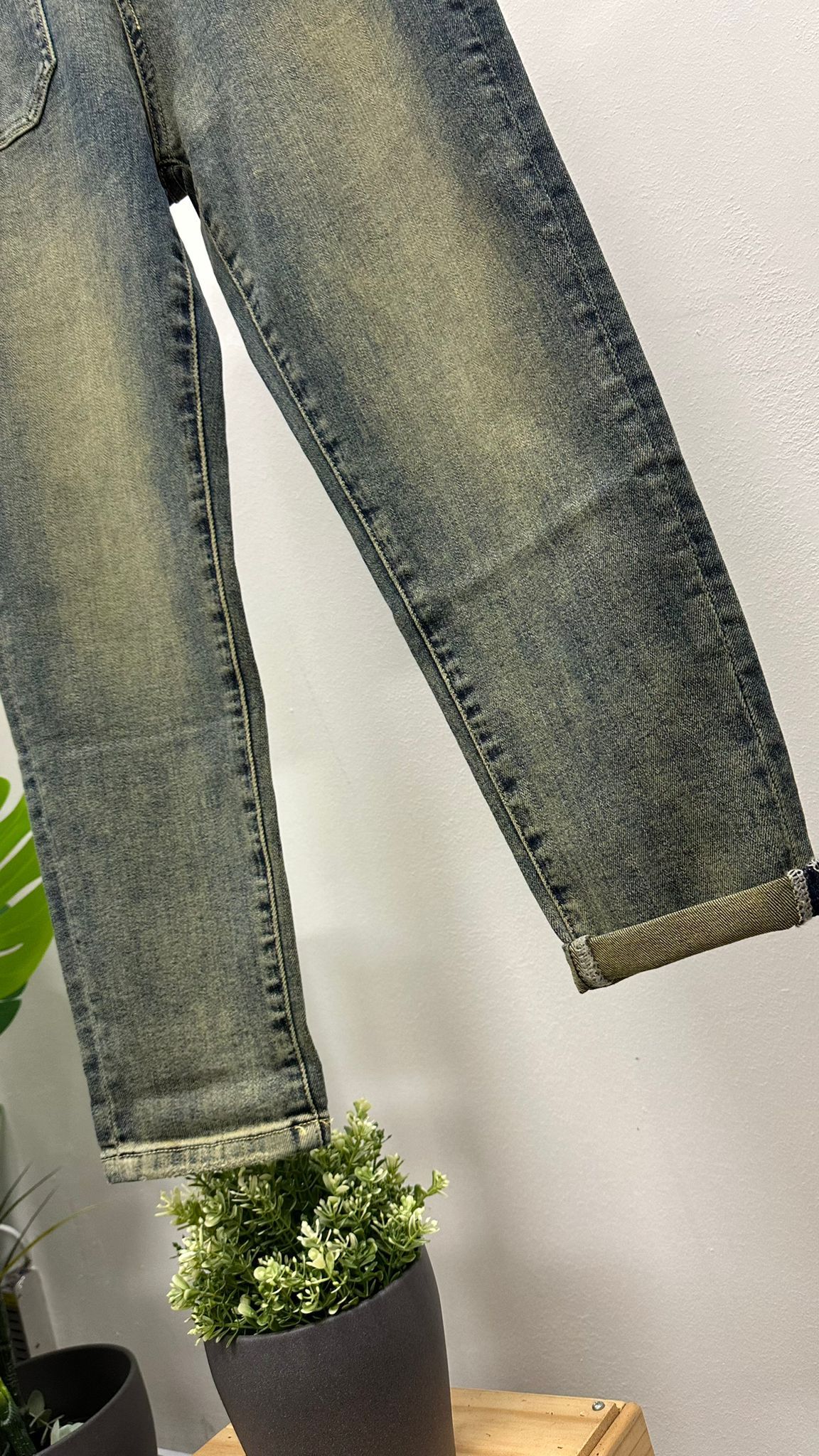 (D1812)Demin Pants