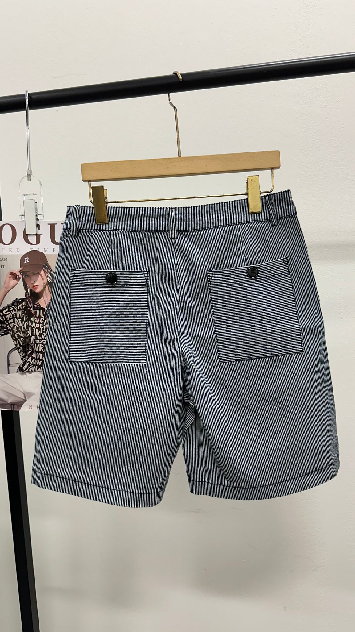 (D1813)Striped Pants