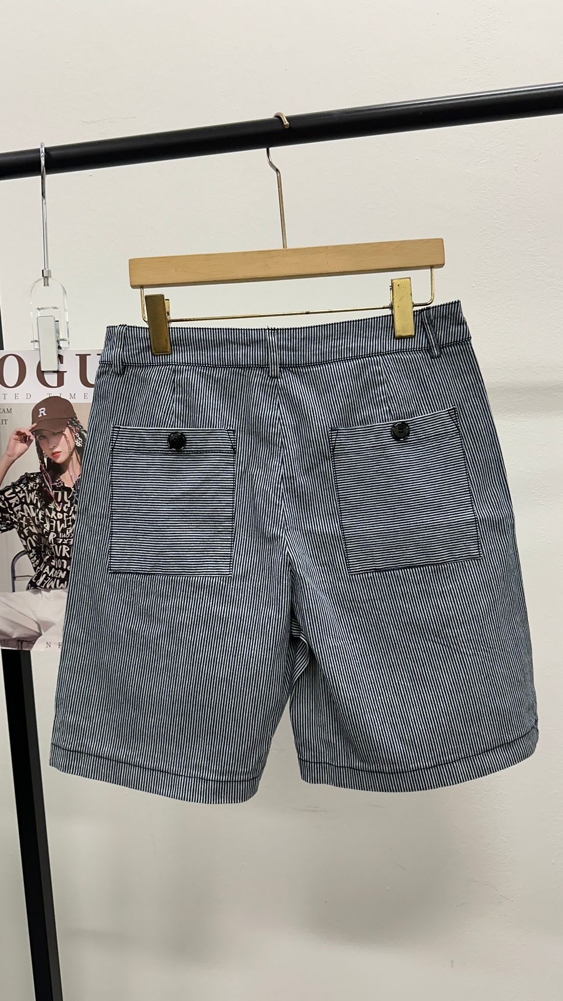 (D1813)Striped Pants