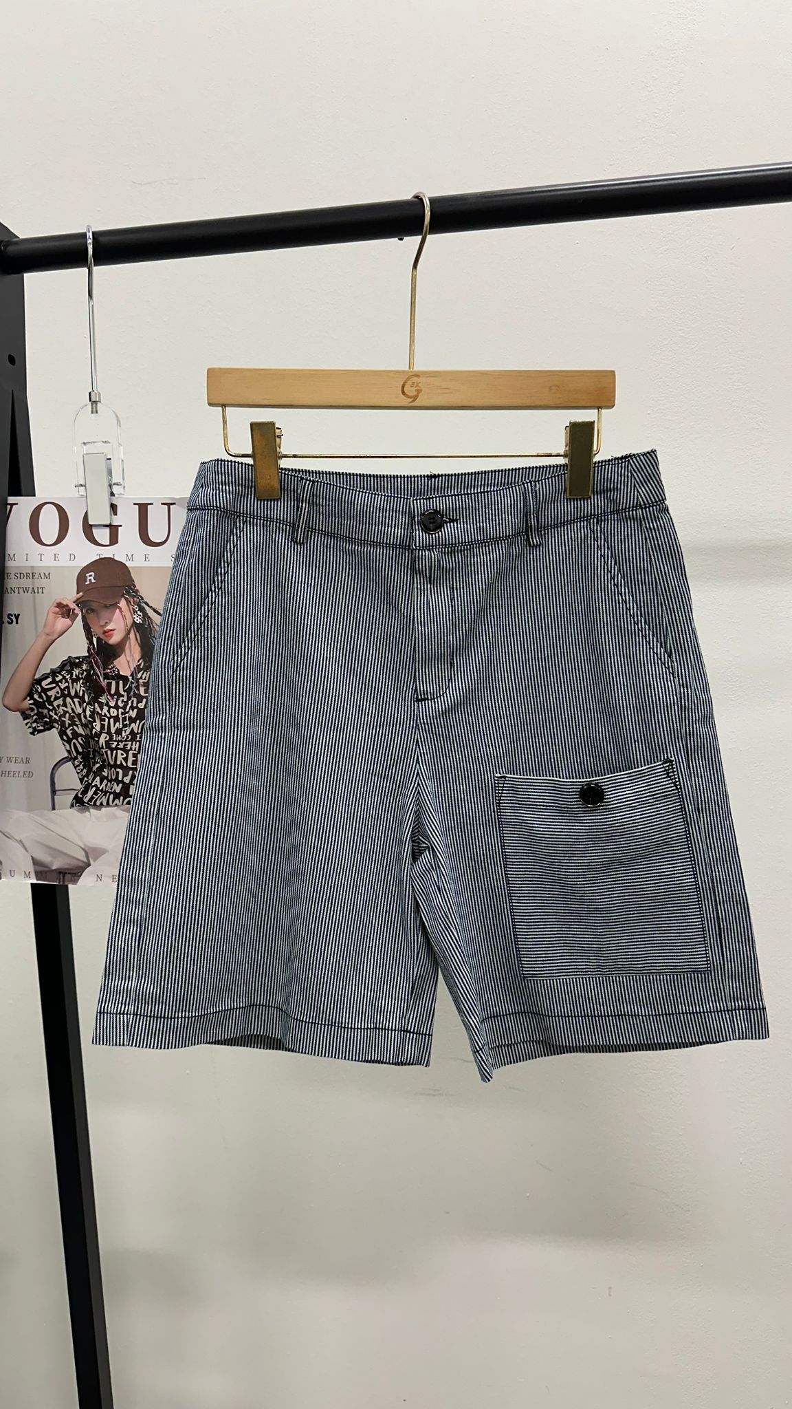 (D1813)Striped Pants