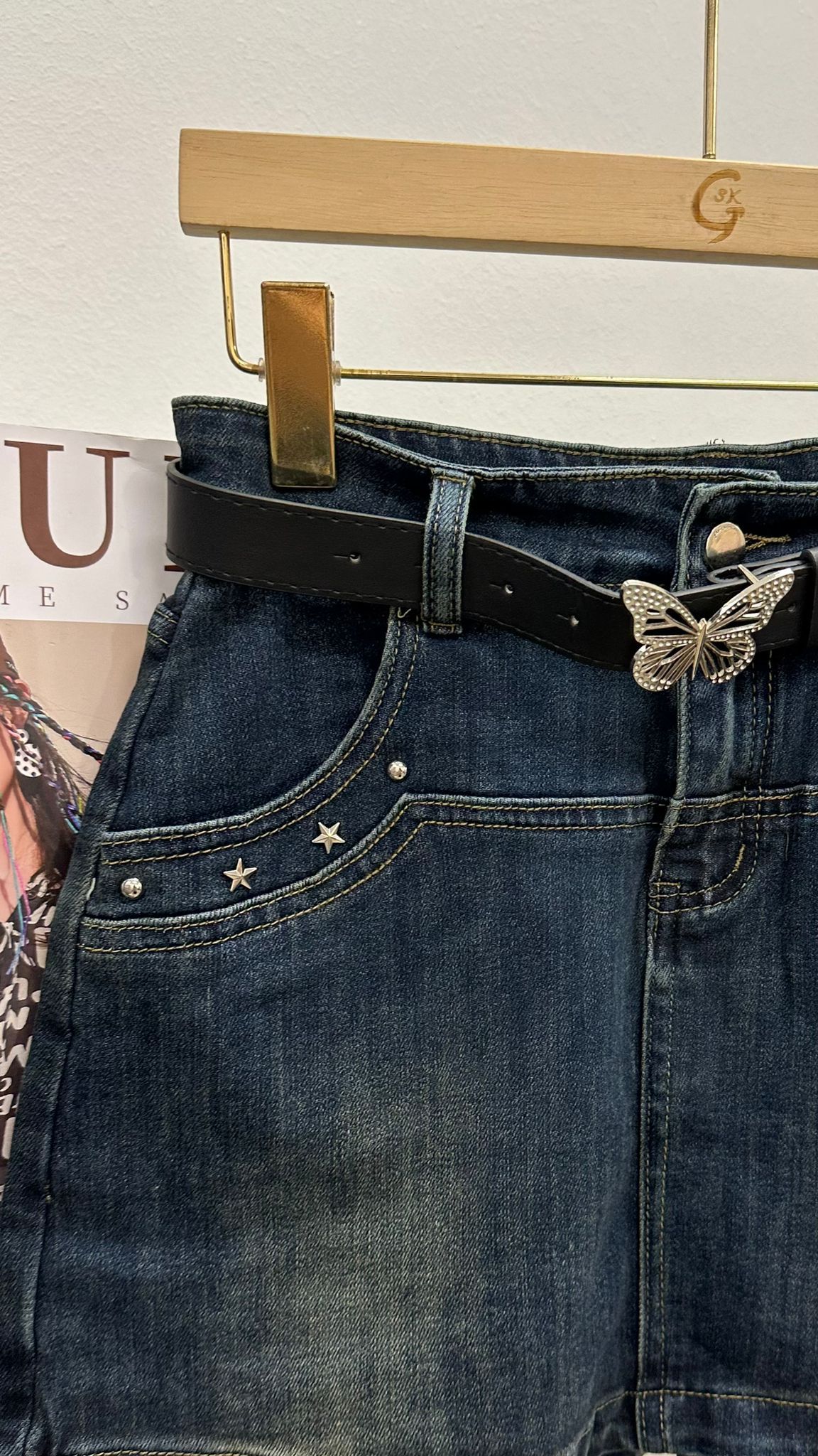 (D1845)Denim Shorts