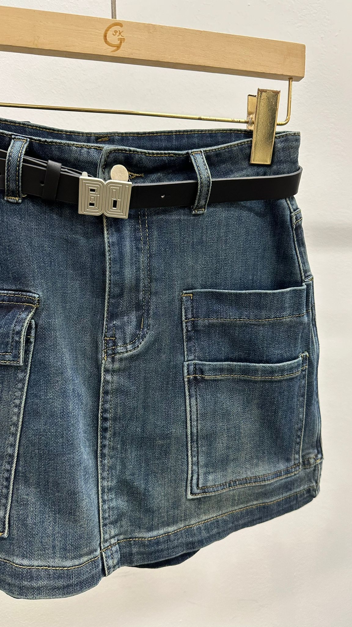 (D1846)Denim Shorts