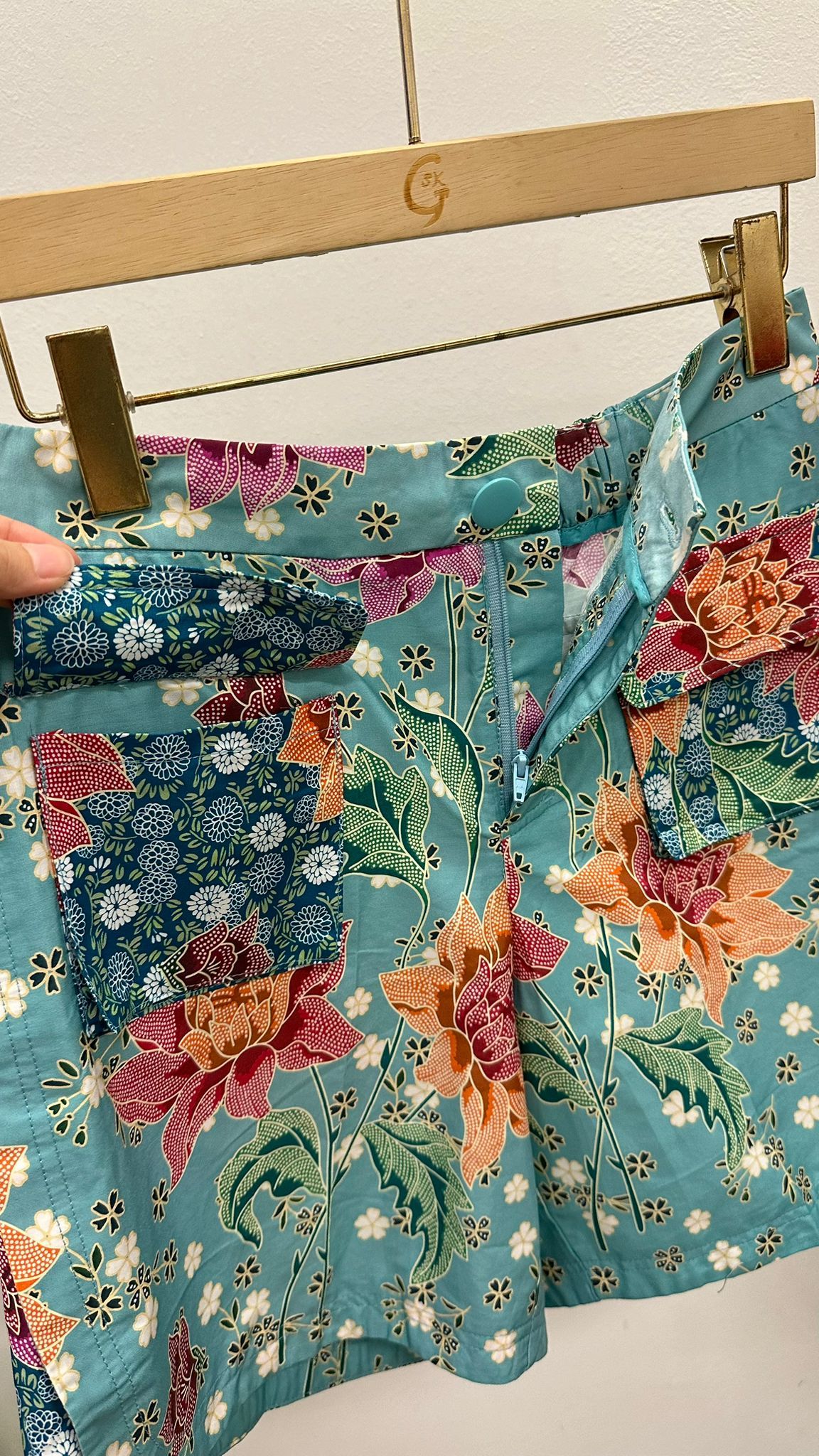 (D1867)Flower Shorts