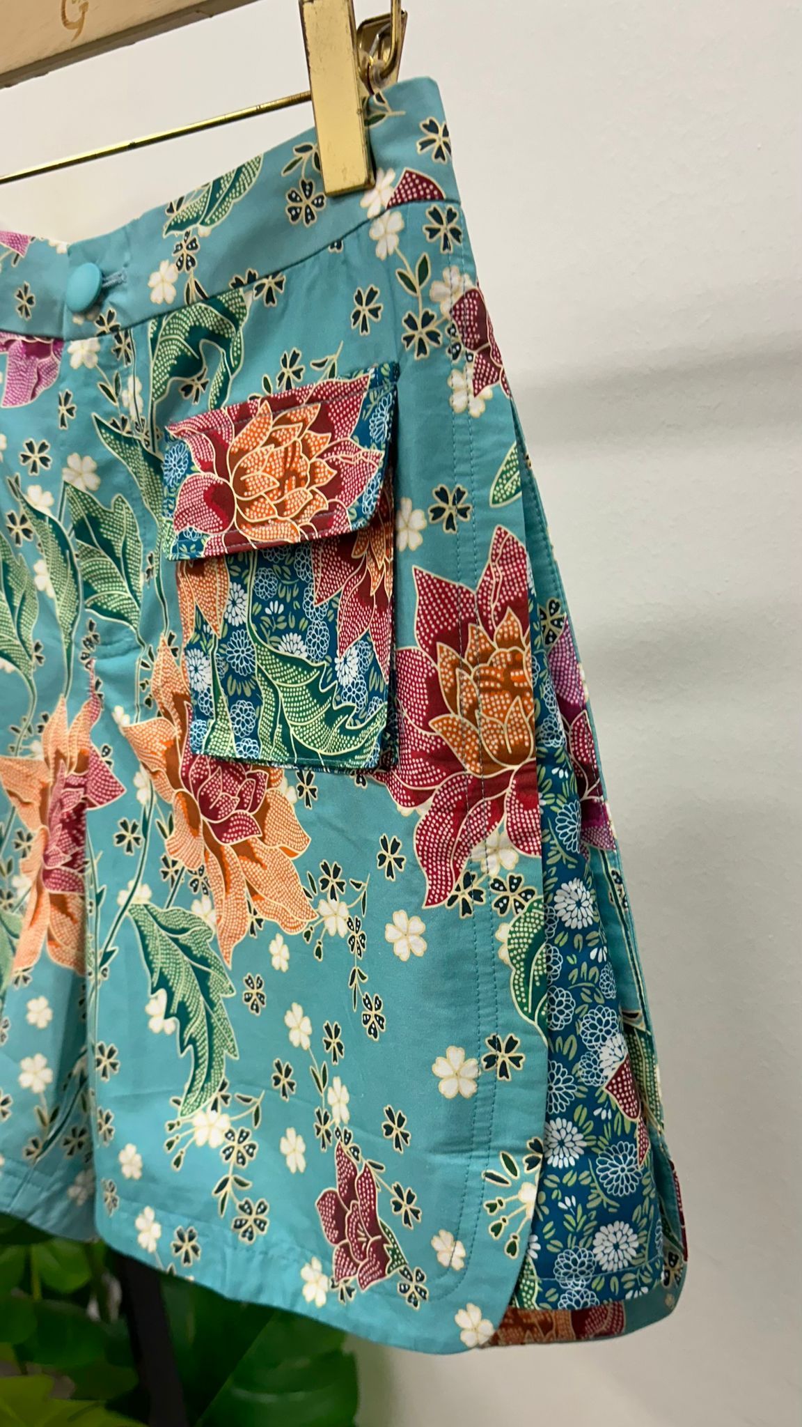 (D1867)Flower Shorts