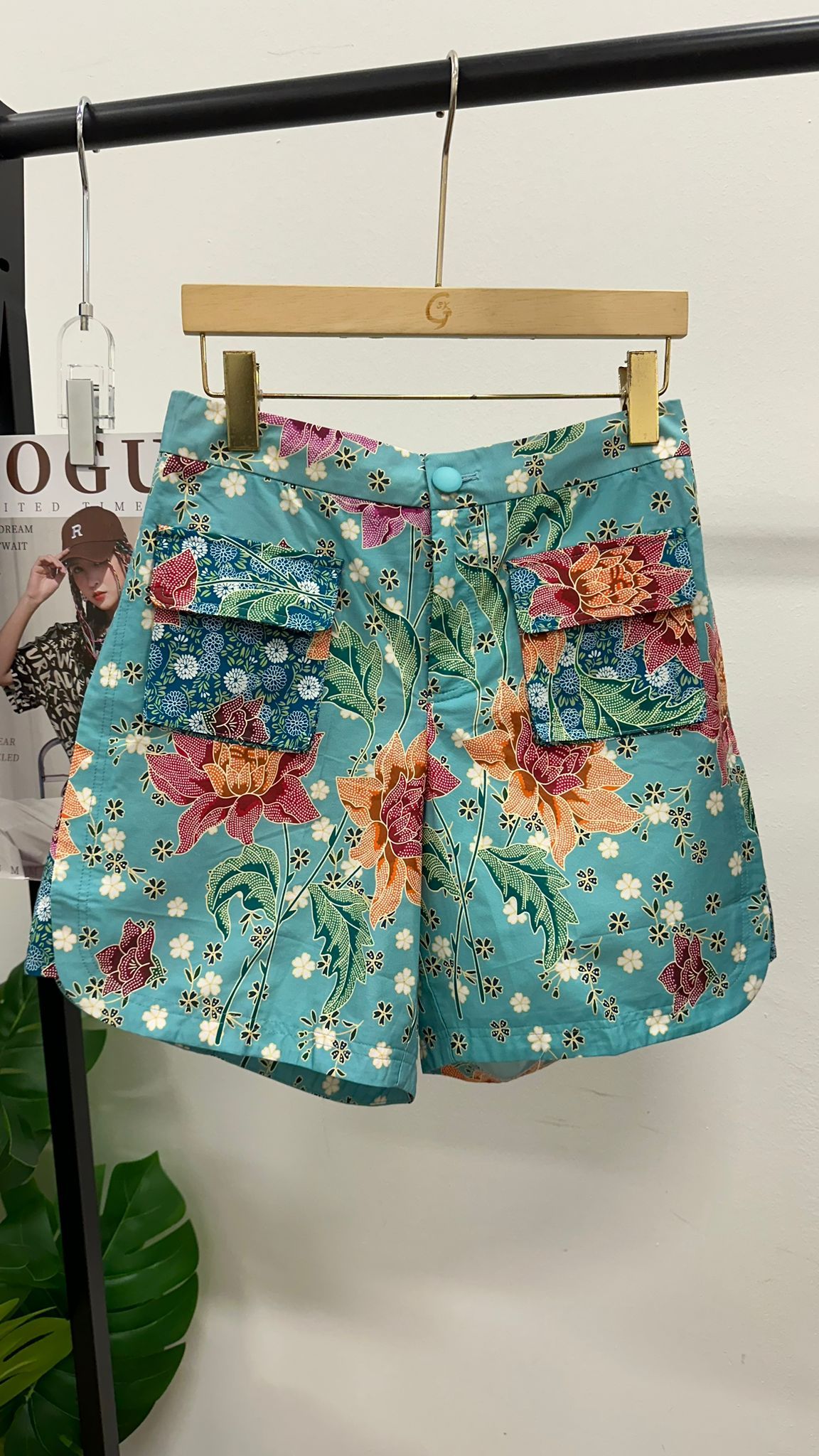 (D1867)Flower Shorts