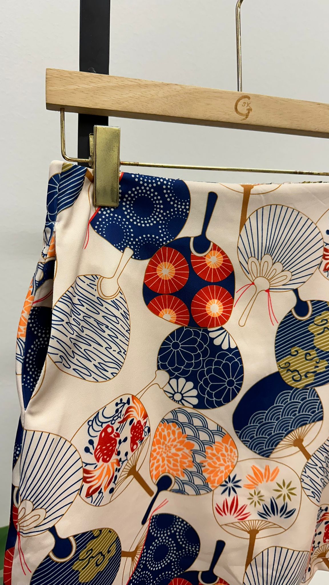 (D1873)Pattern Skirt