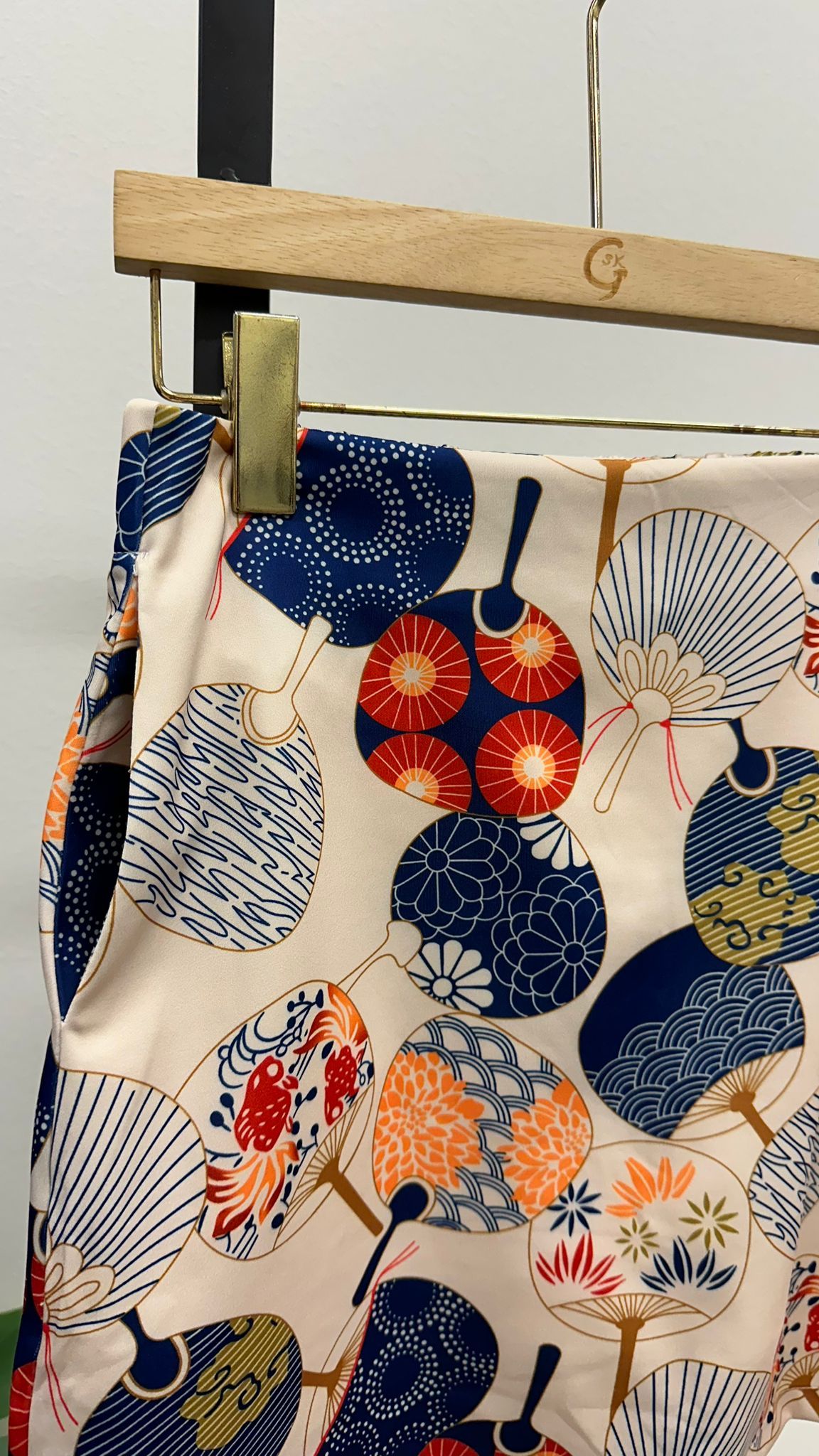 (D1873)Pattern Skirt