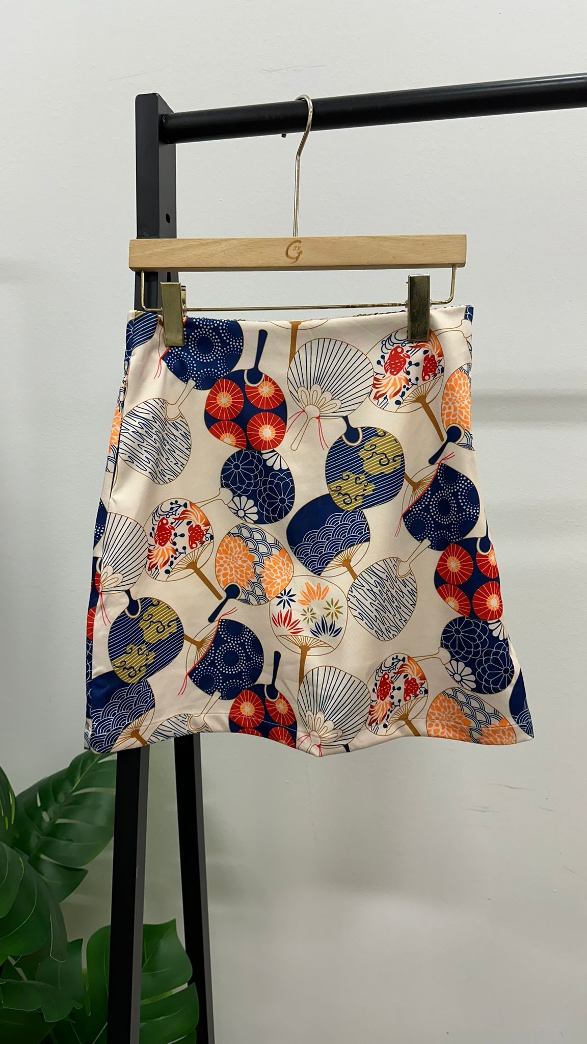 (D1873)Pattern Skirt