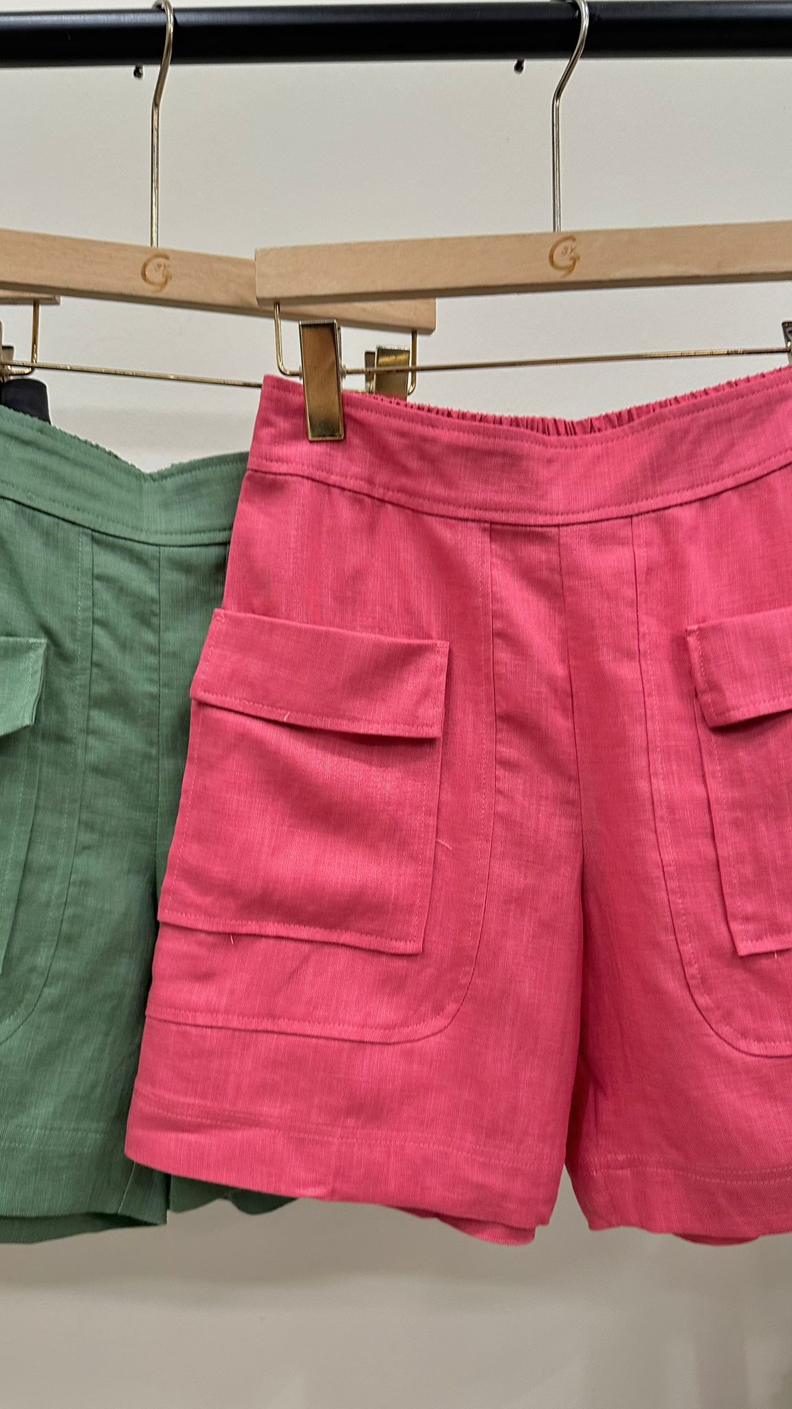 (D1904)Linen Shorts