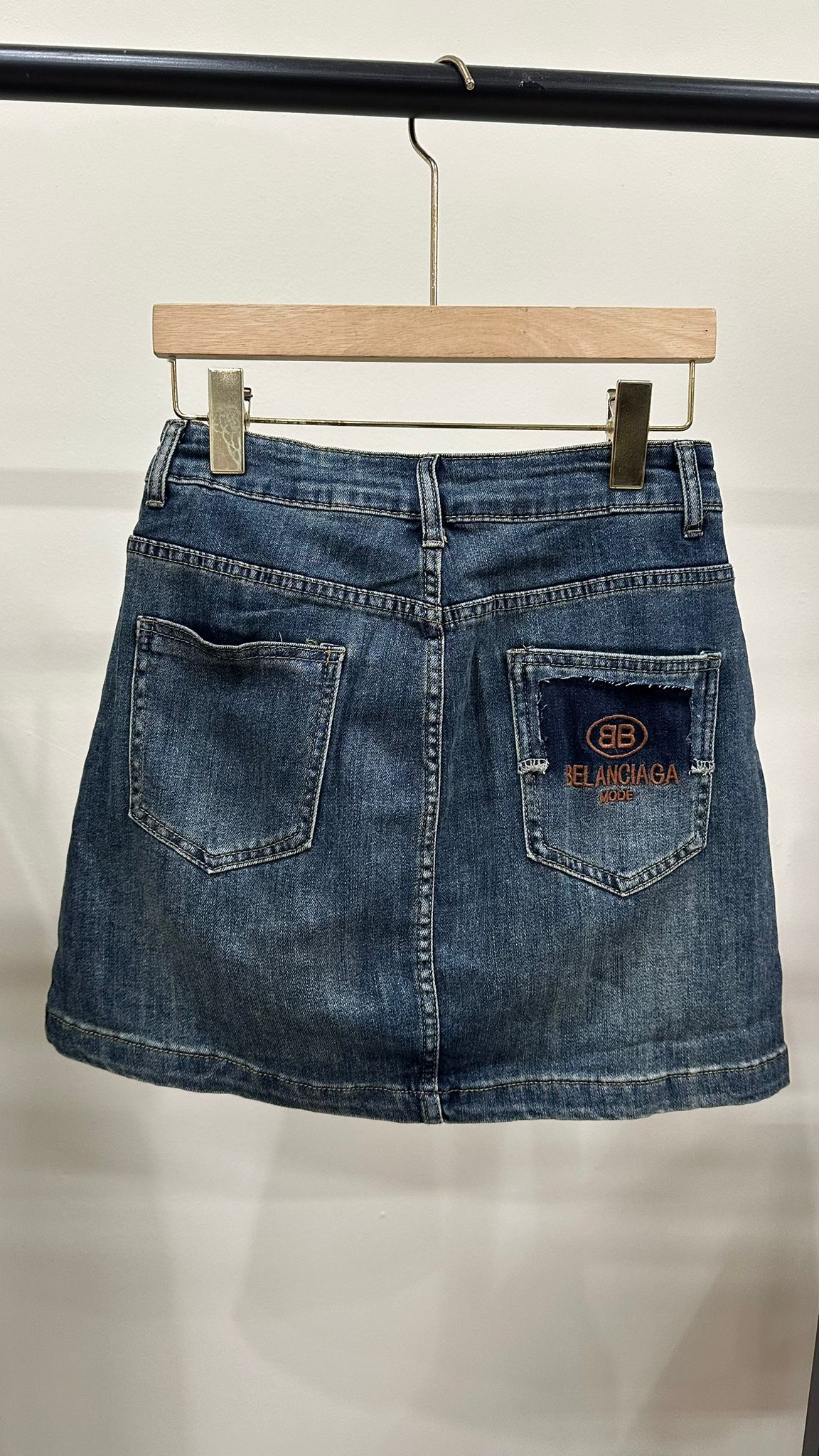 (D1907)Denim Skirt